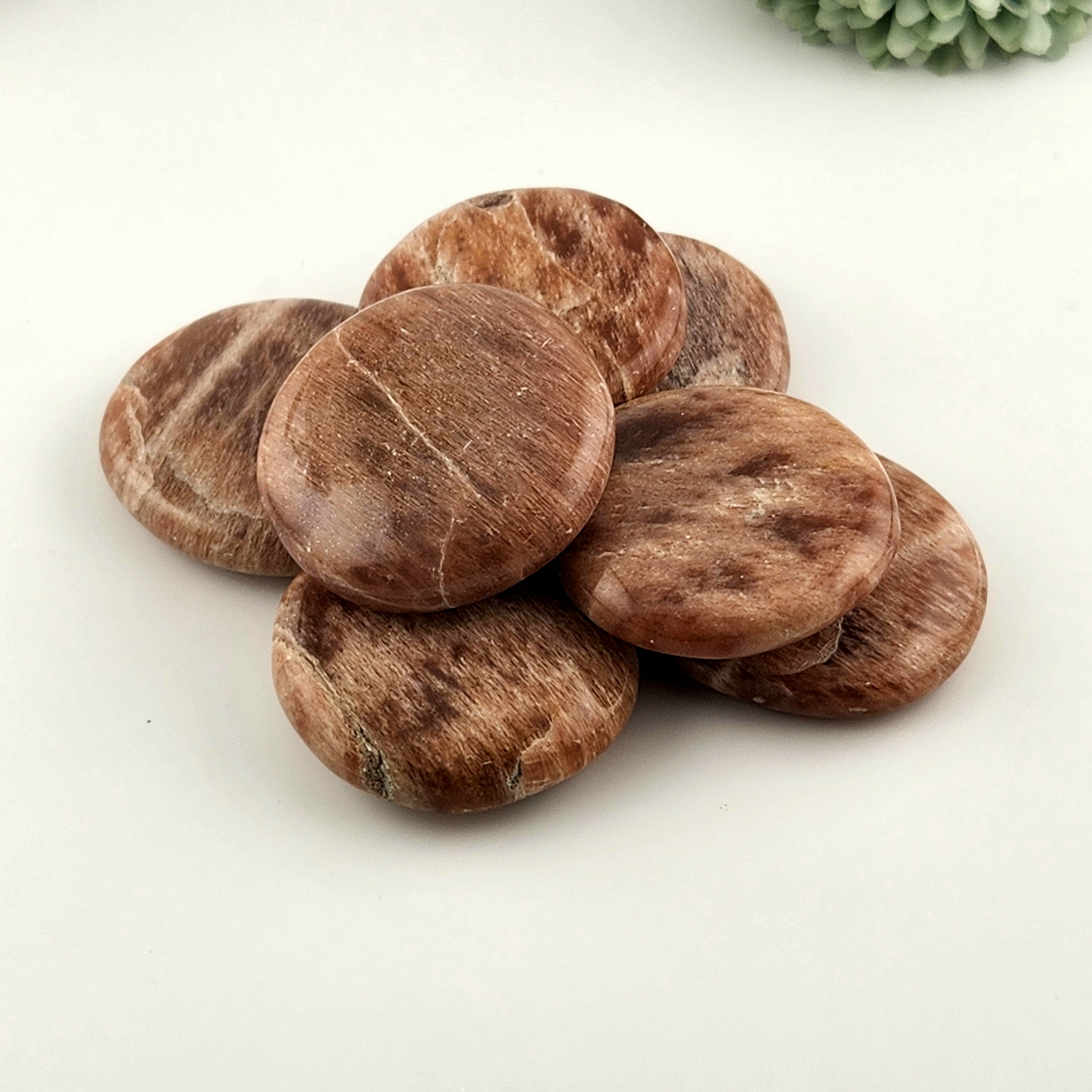 Peach Moonstone Sunstone Flatstones