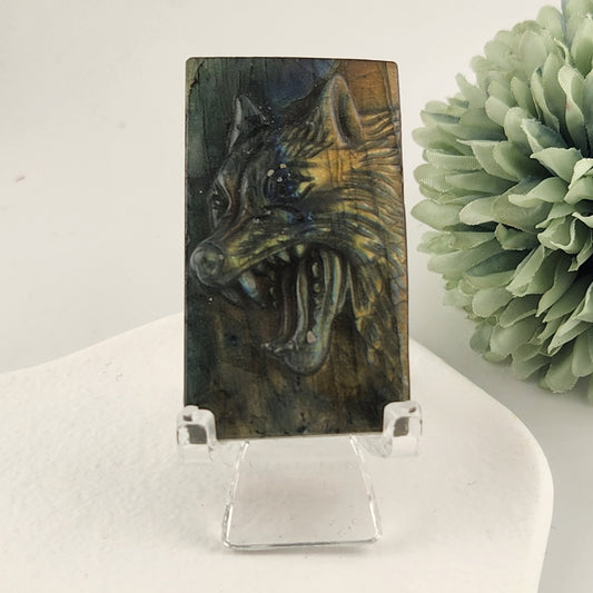 Labradorite Wolf