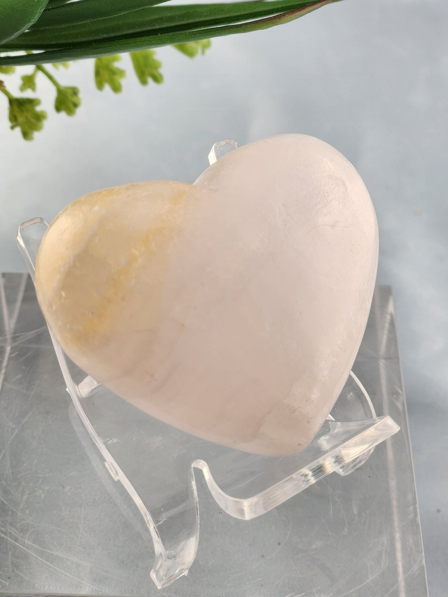 Pink Calcite Heart