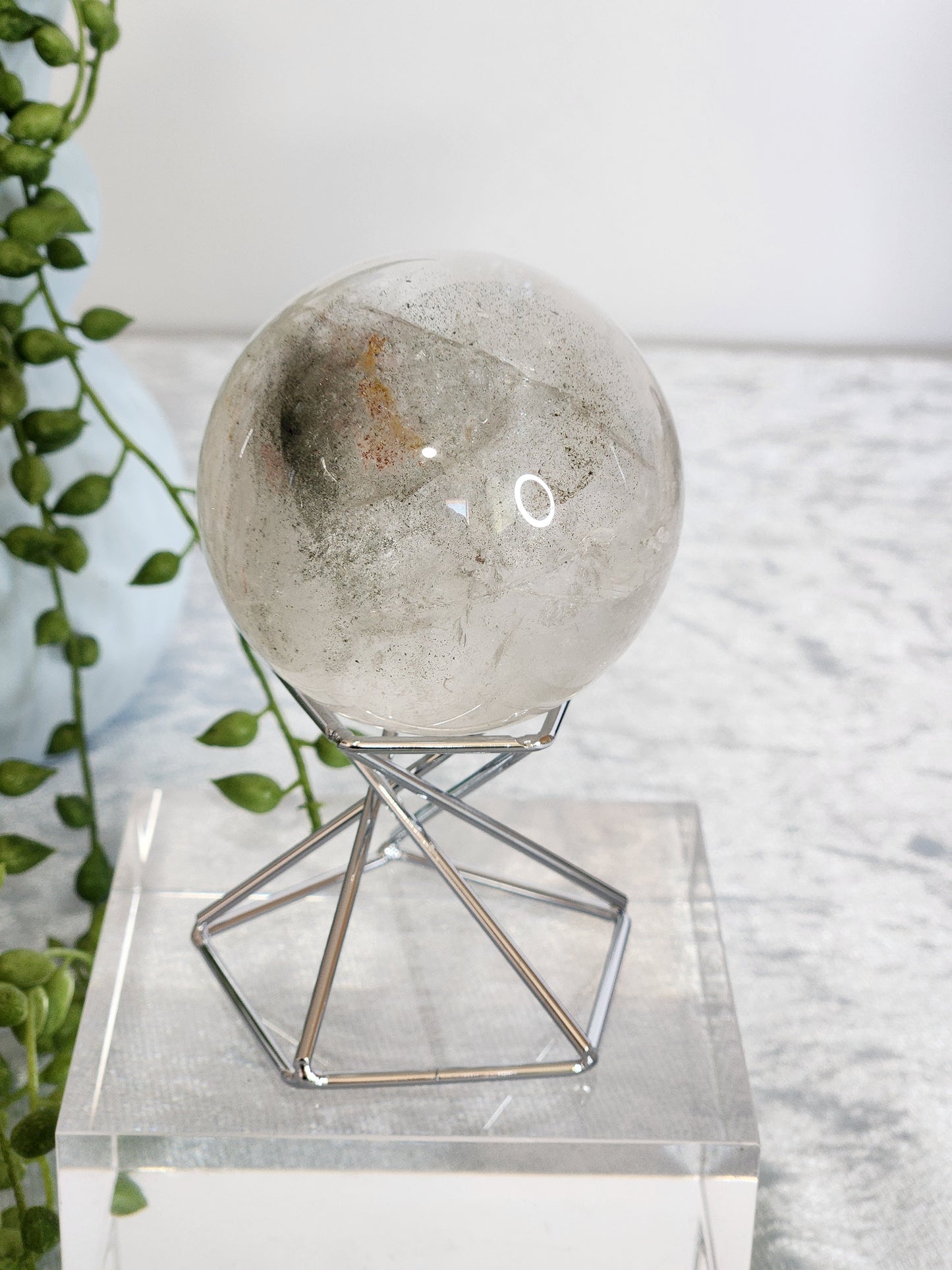 Clear Quartz Garden Sphere