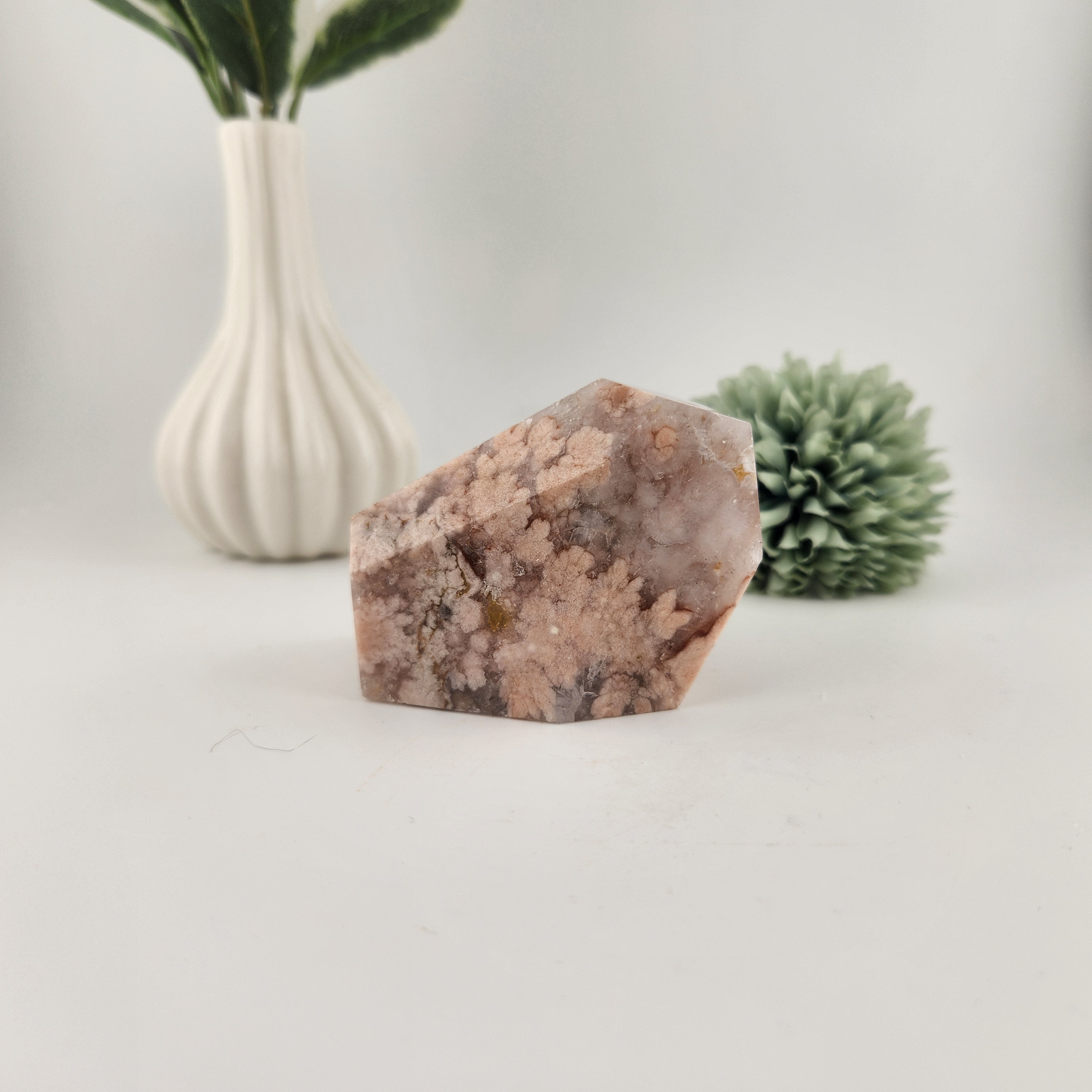 Purple + Pink Flower Agate Freeform