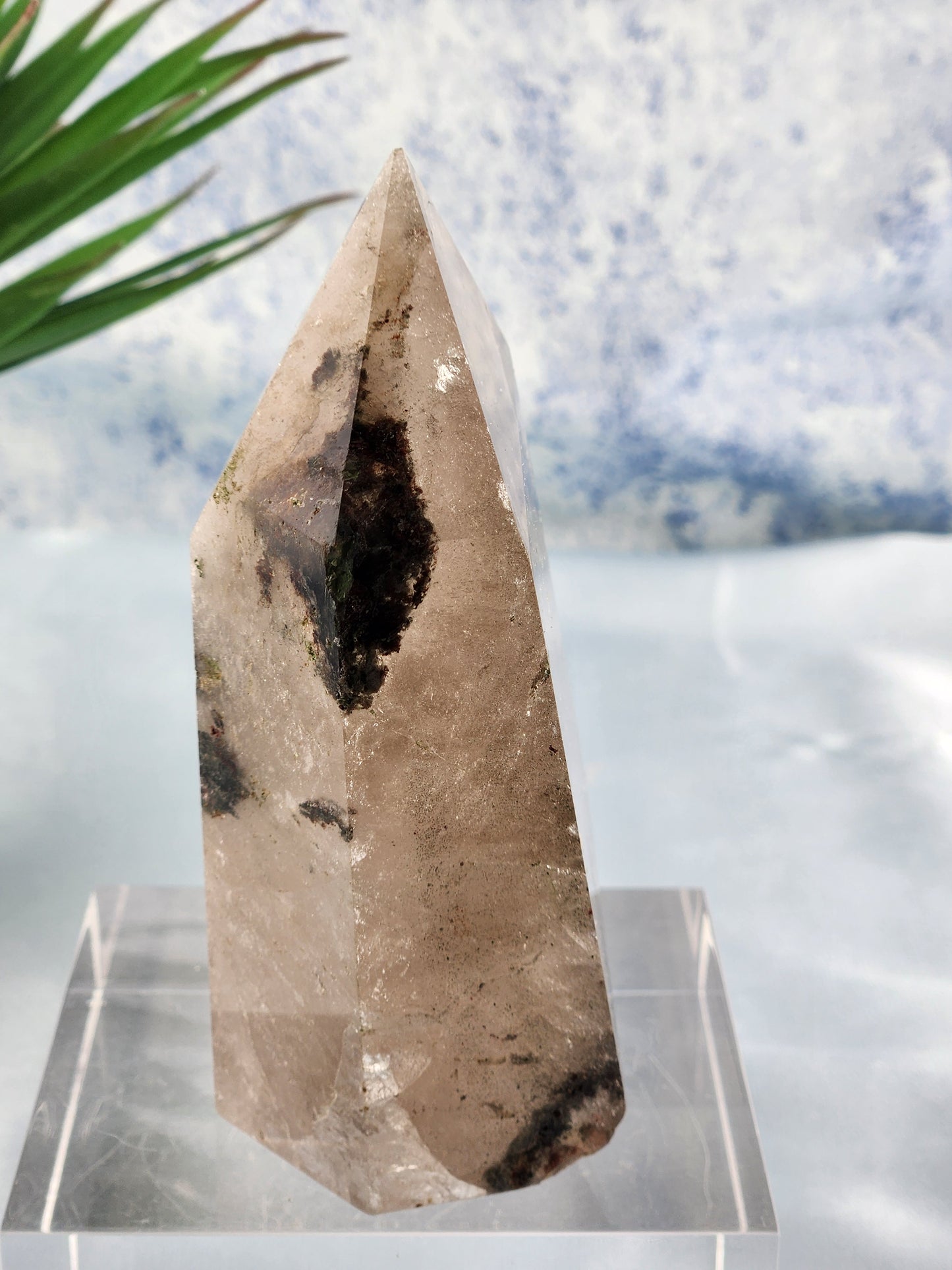 Smokey Quartz Garden Tower