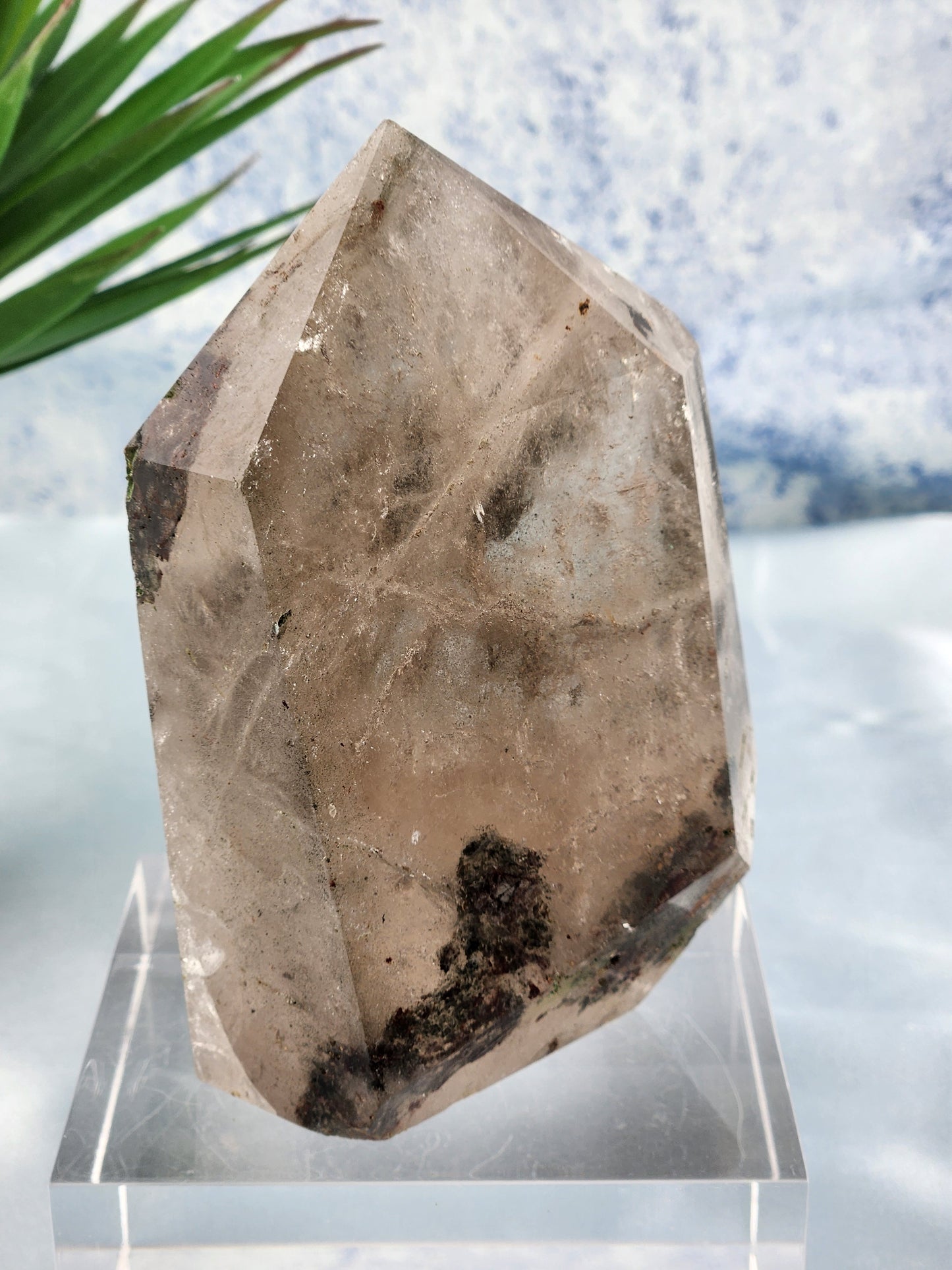 Smokey Quartz Garden Tower