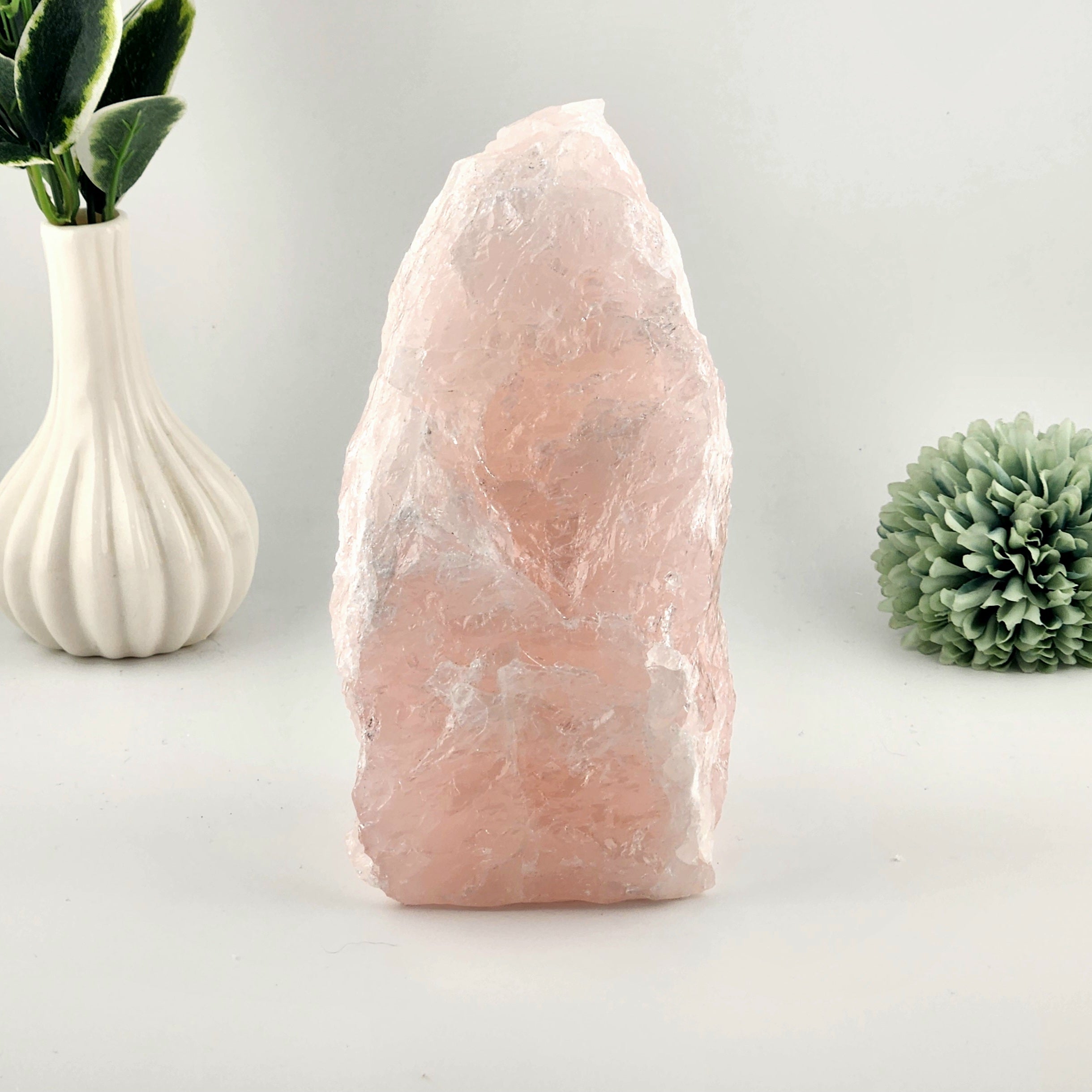 Raw Rose Quartz Freeform