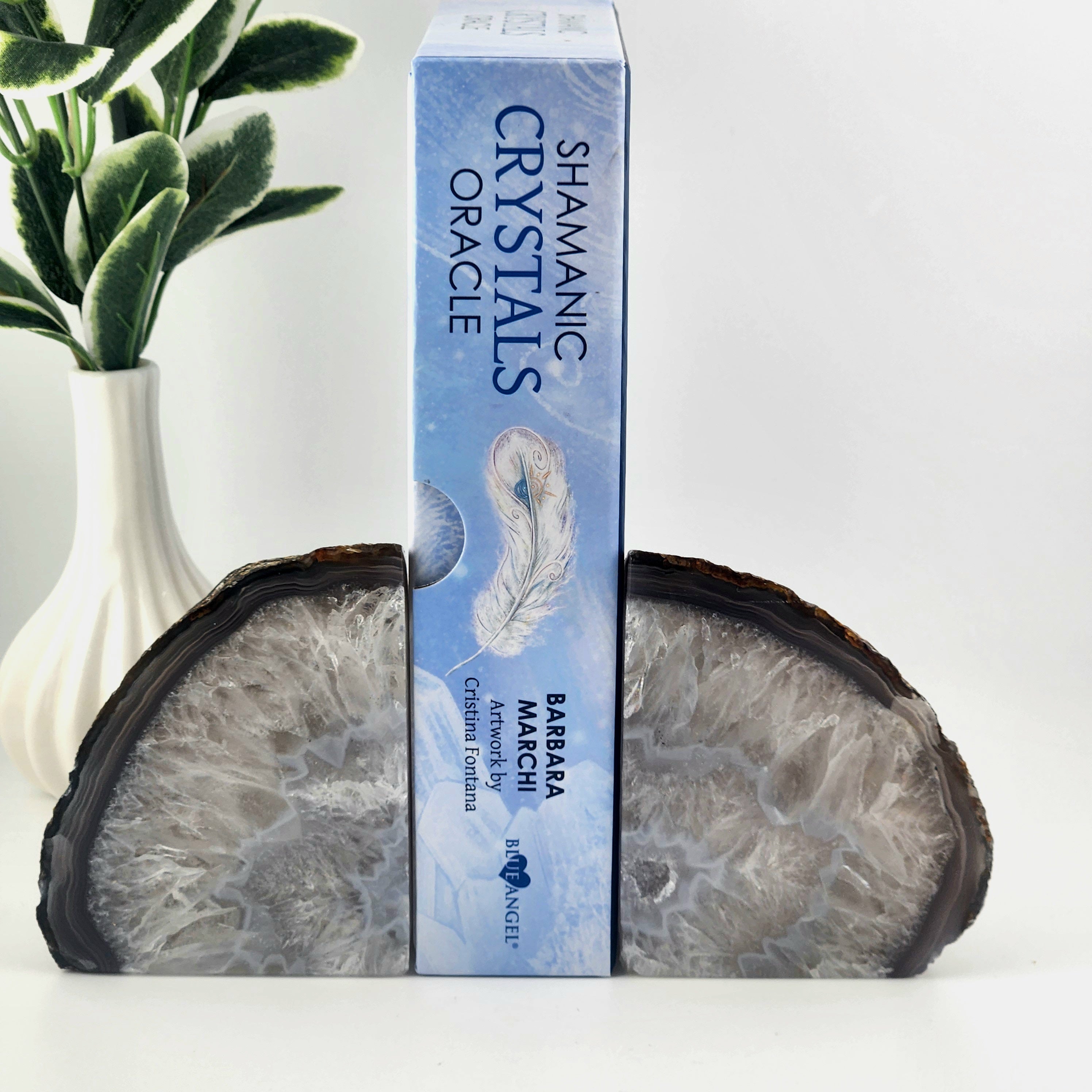 Agate Bookend