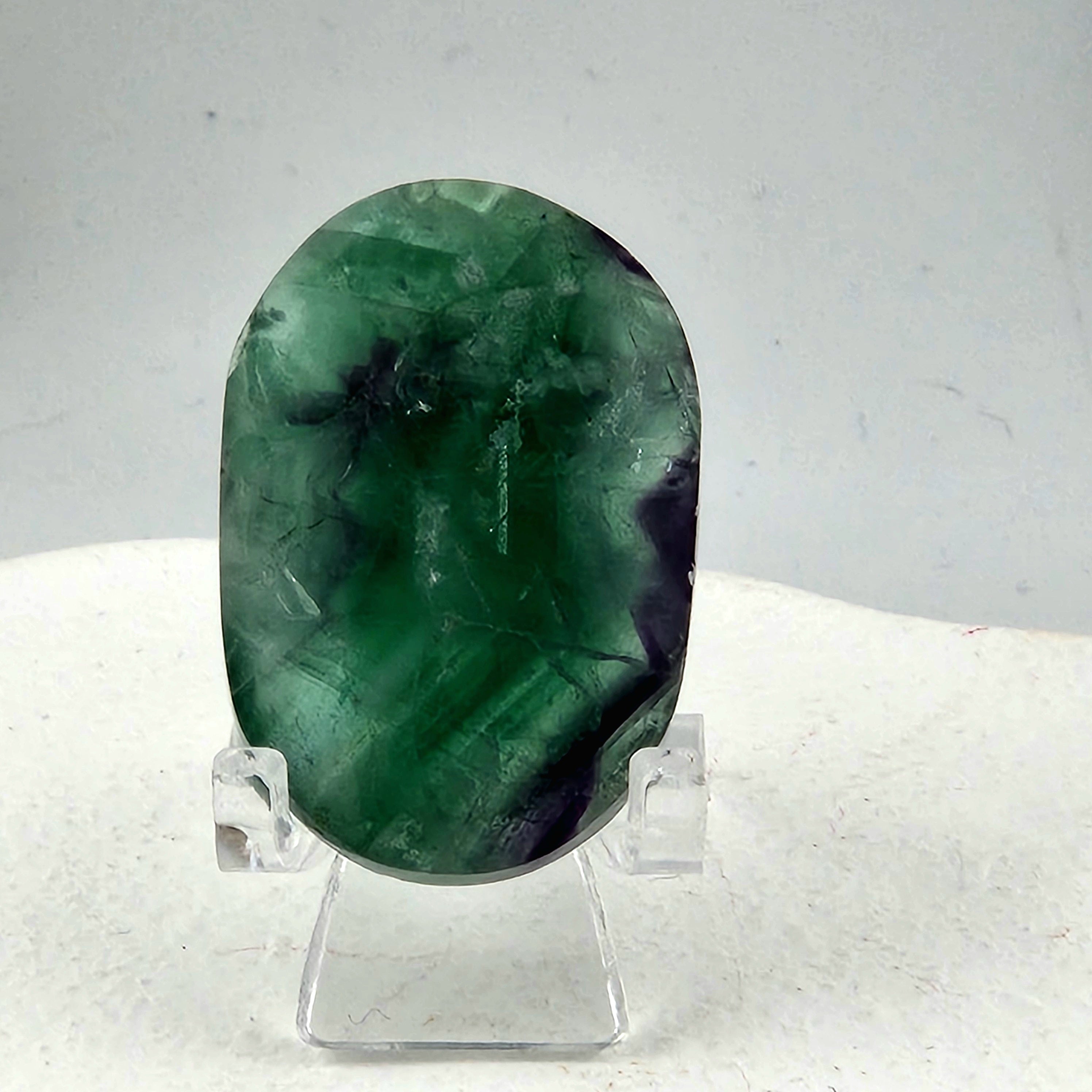 Feather Fluorite Palmstone