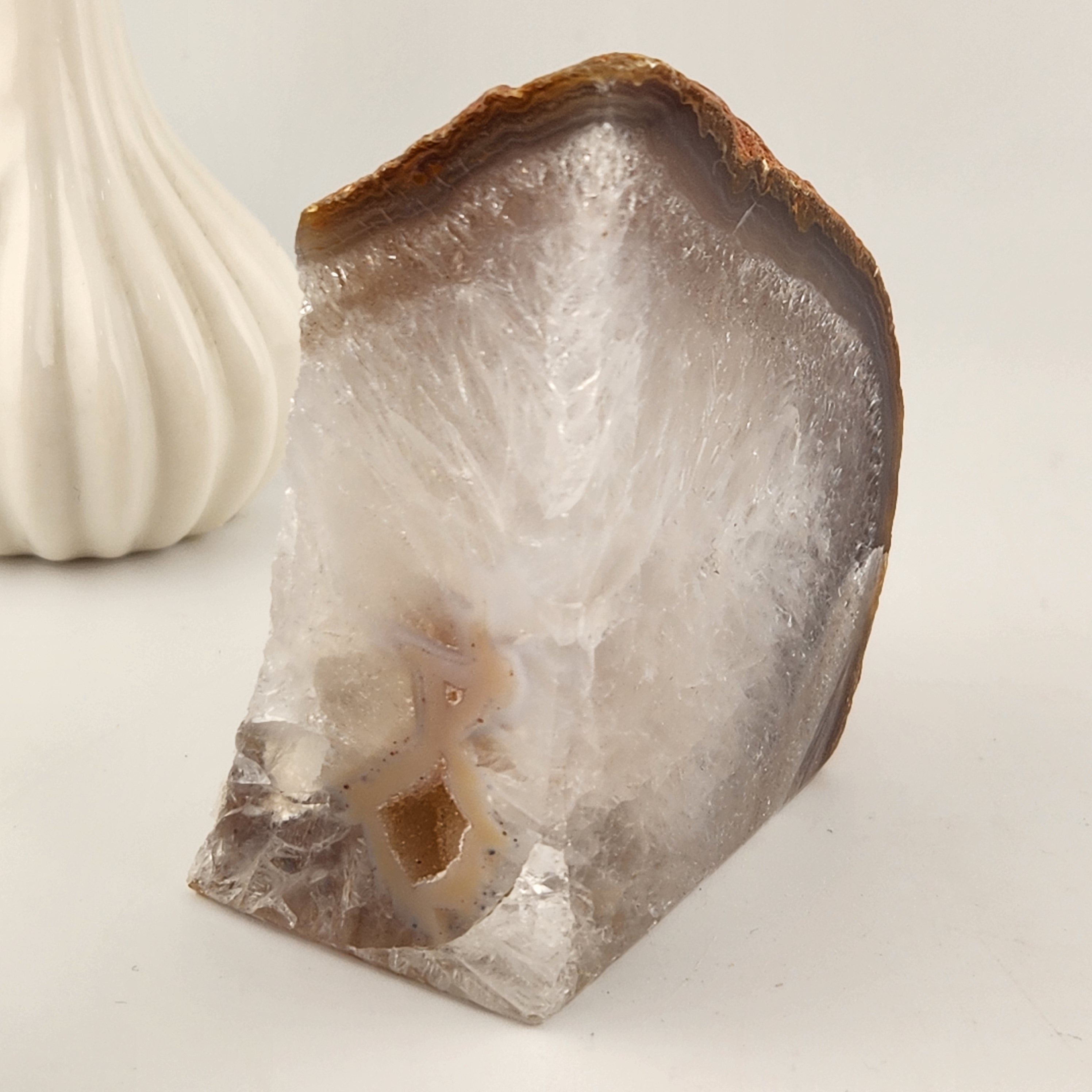 Agate Bookend
