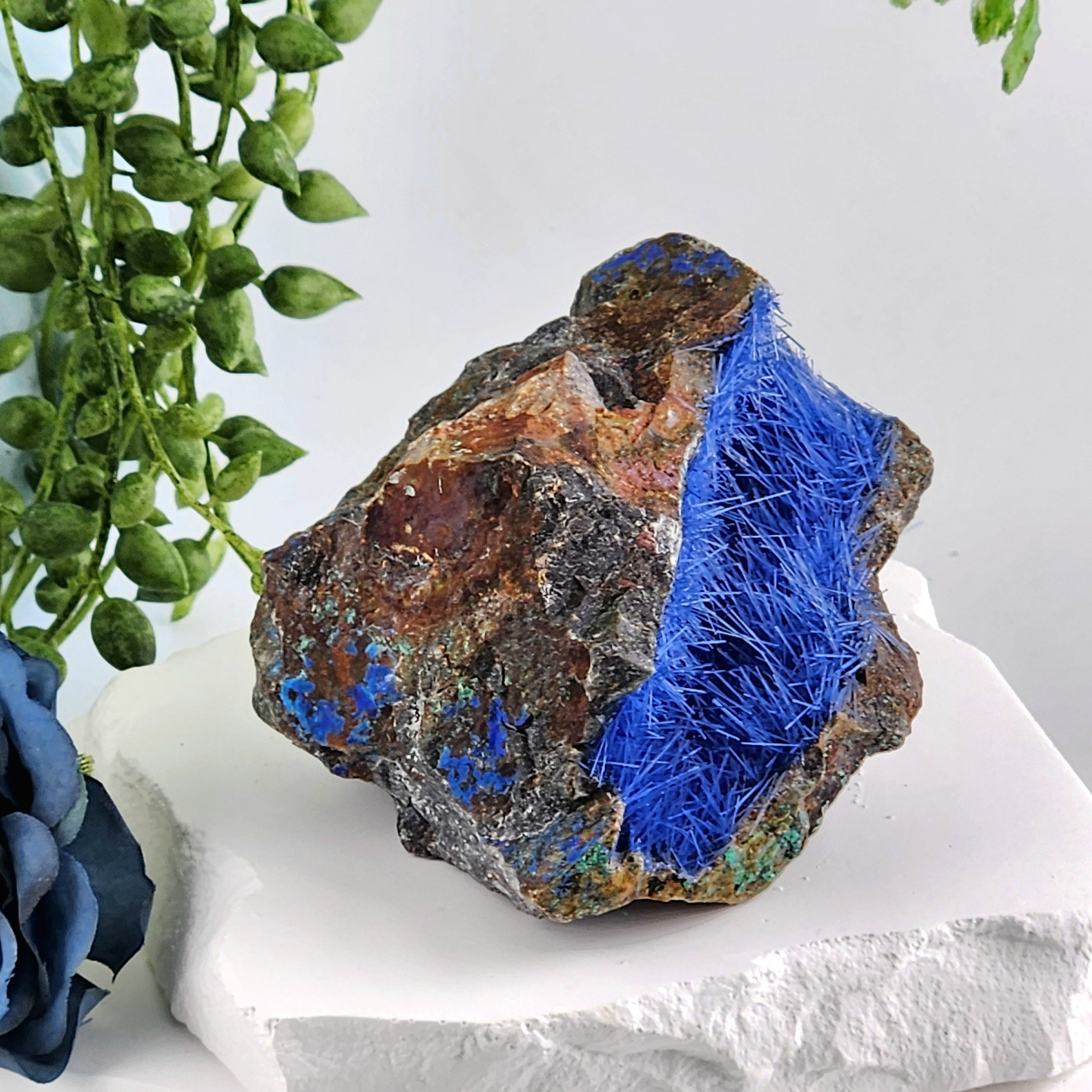 Blue Needle Azurite