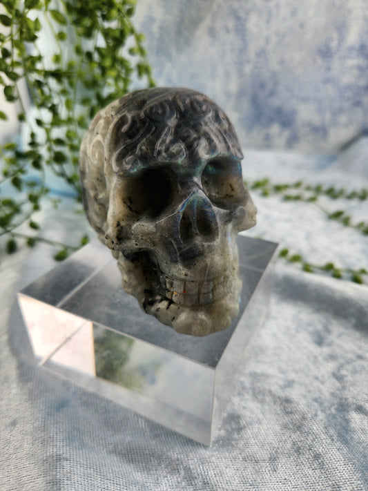 Labradorite Skull