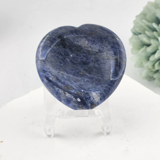 Sodalite Heart Worry Stone