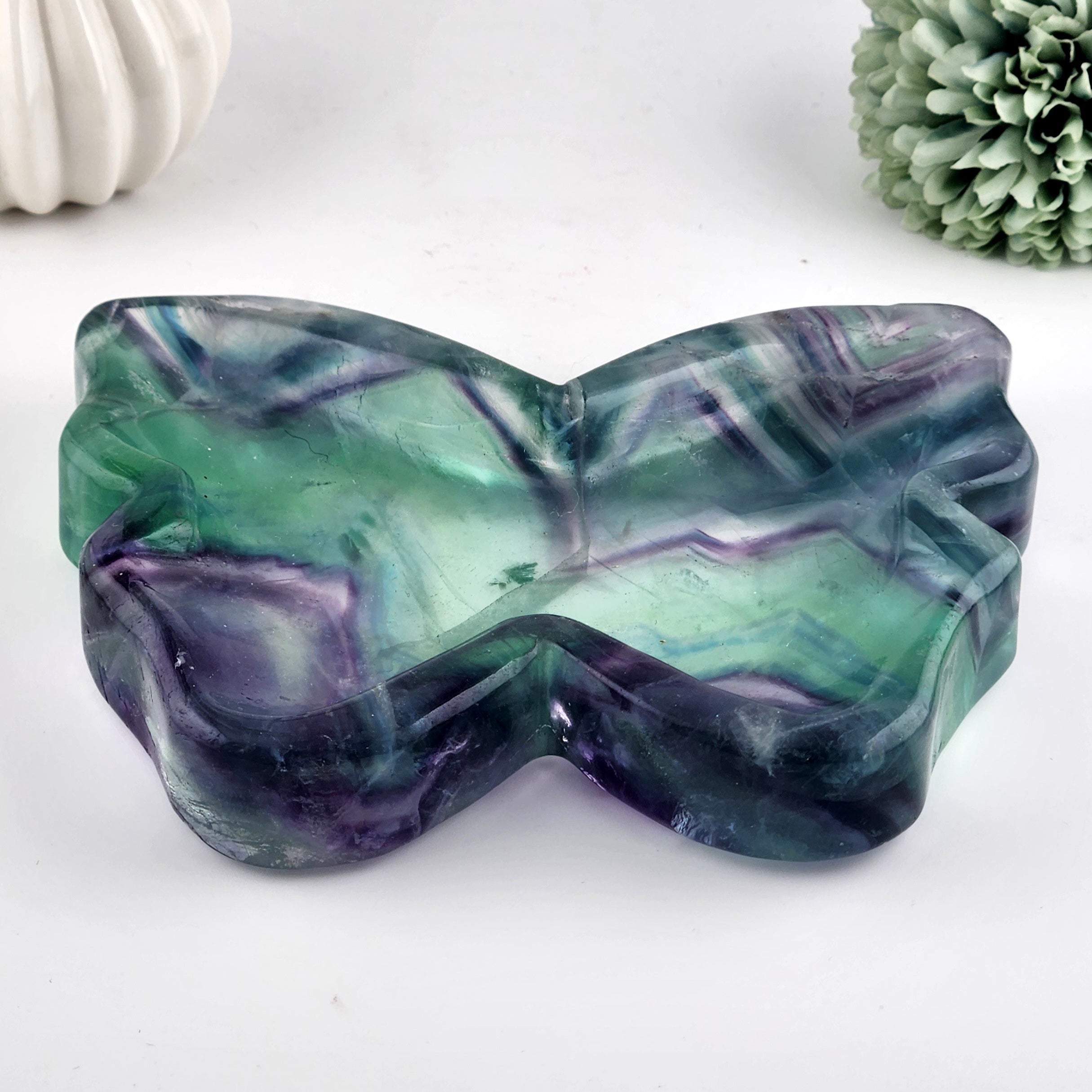 Fluorite Butterfly Bowl