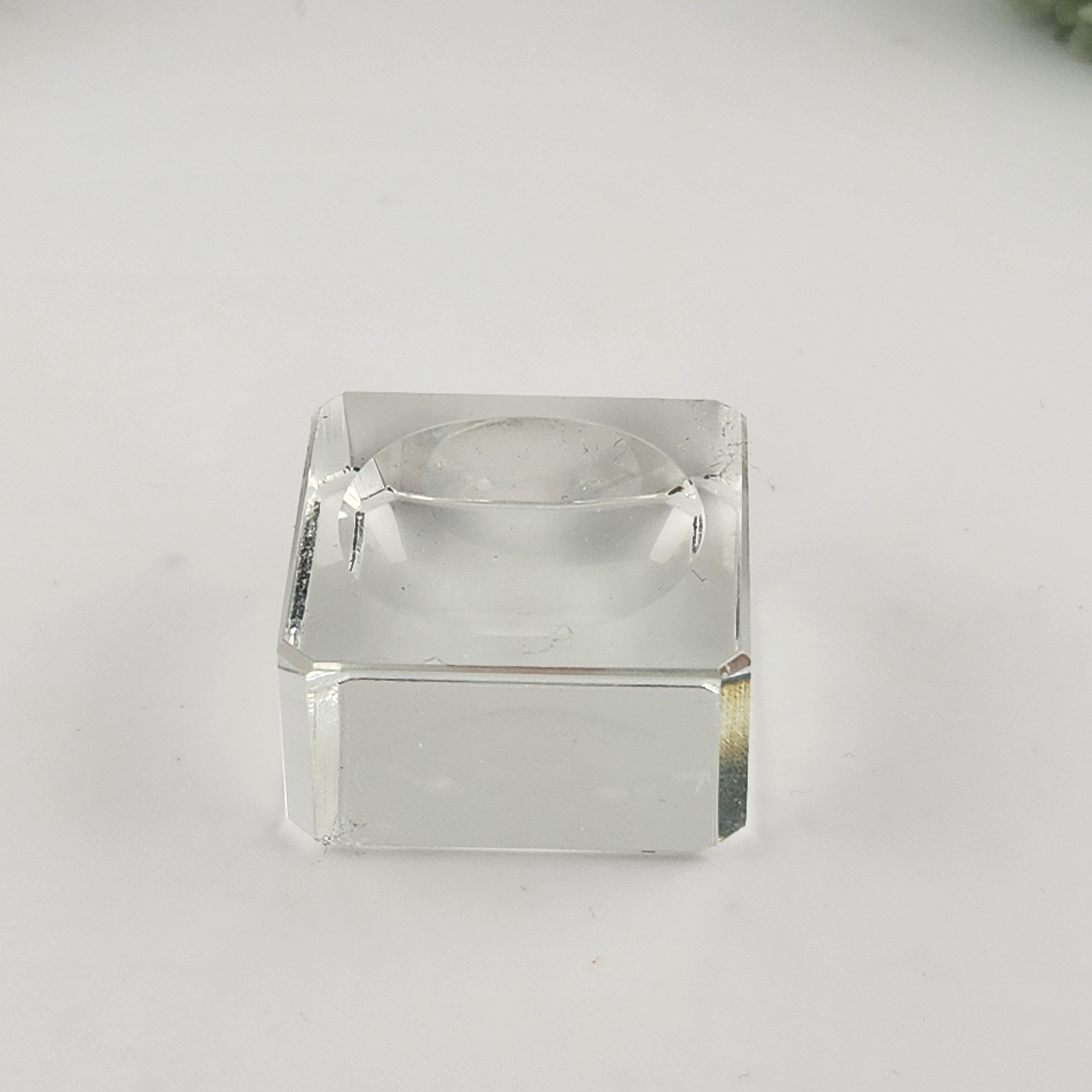 Square Glass Sphere Stand