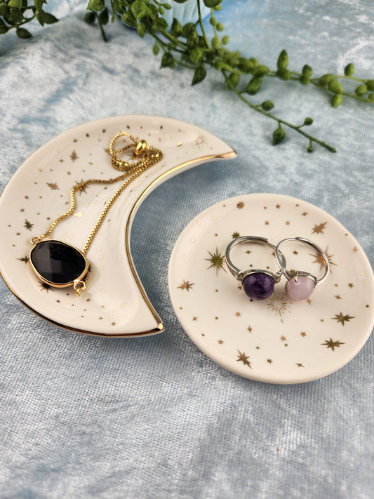 Sun + Moon Trinket Dish Set