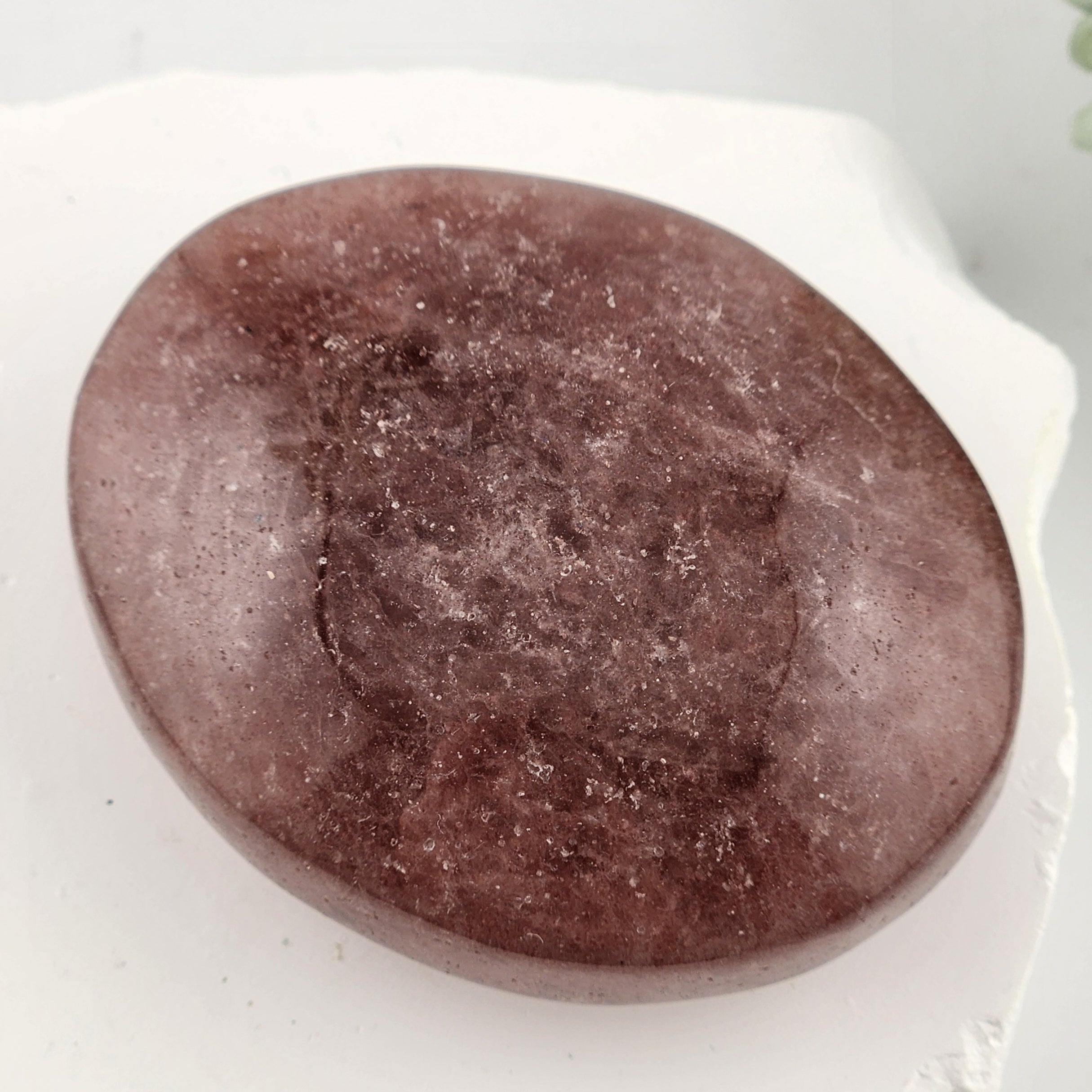 Strawberry Quartz Palmstone
