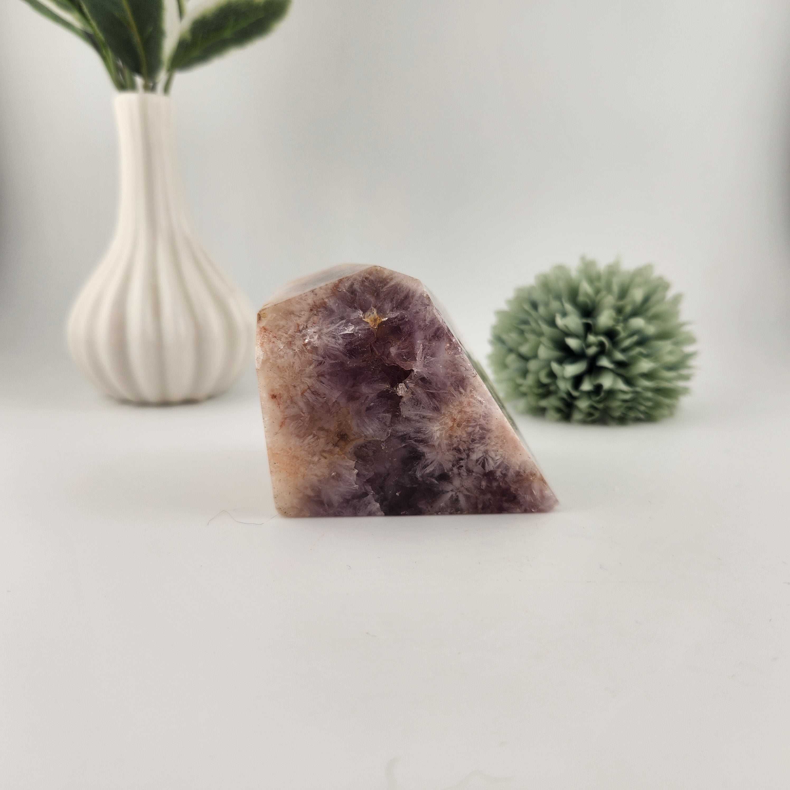 Purple + Pink Flower Agate Freeform