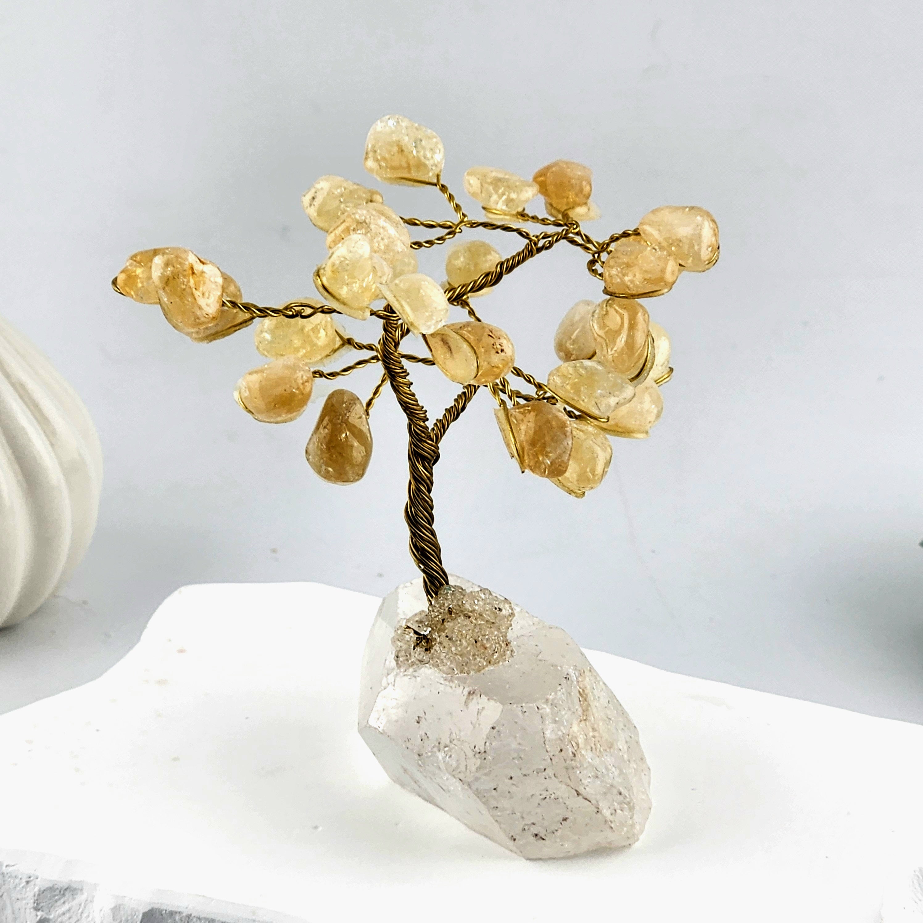 Citrine Crystal Chip Tree