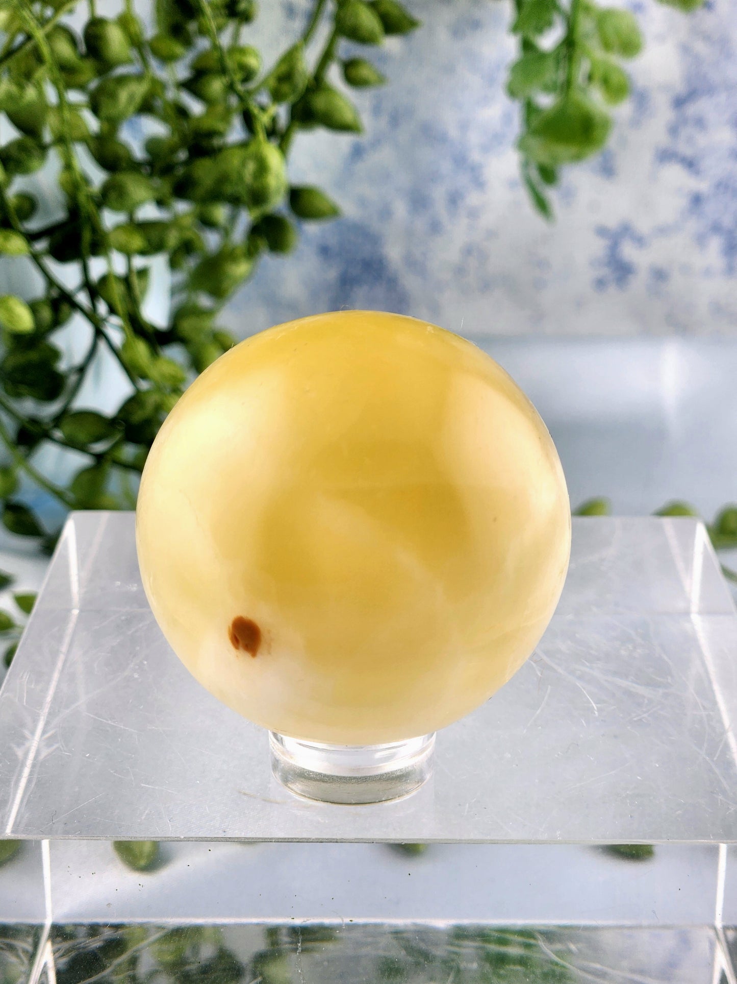 Lemon Calcite Sphere