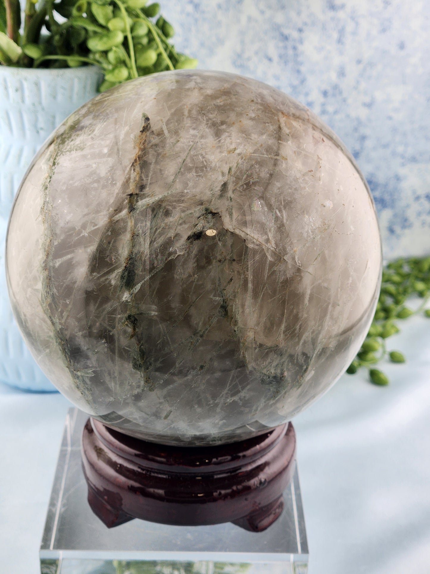 XXL Green Tourmaline Sphere