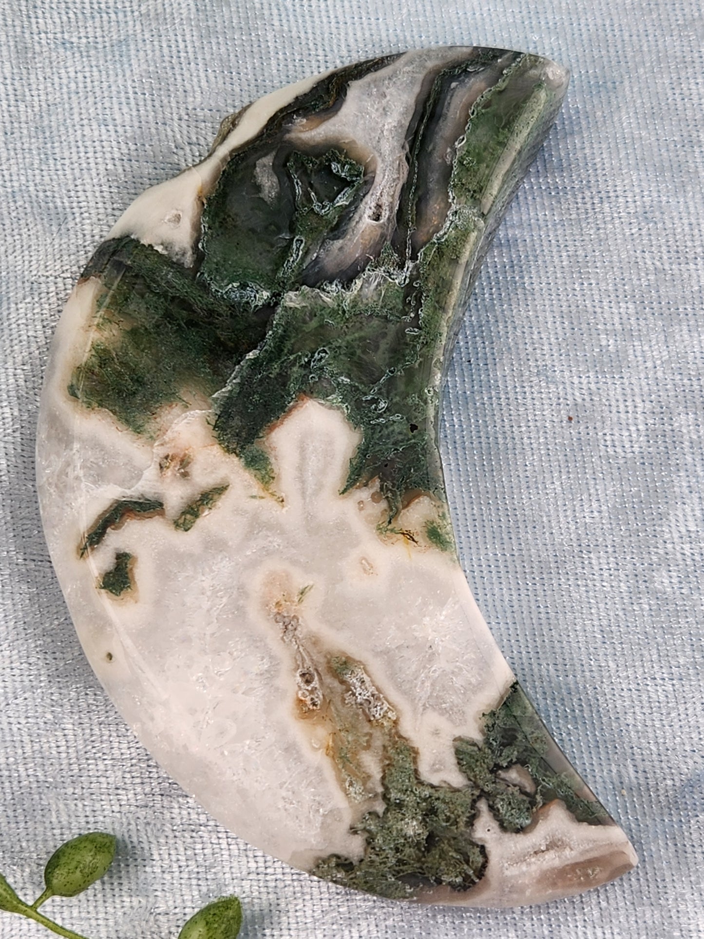 Moss Agate Moon