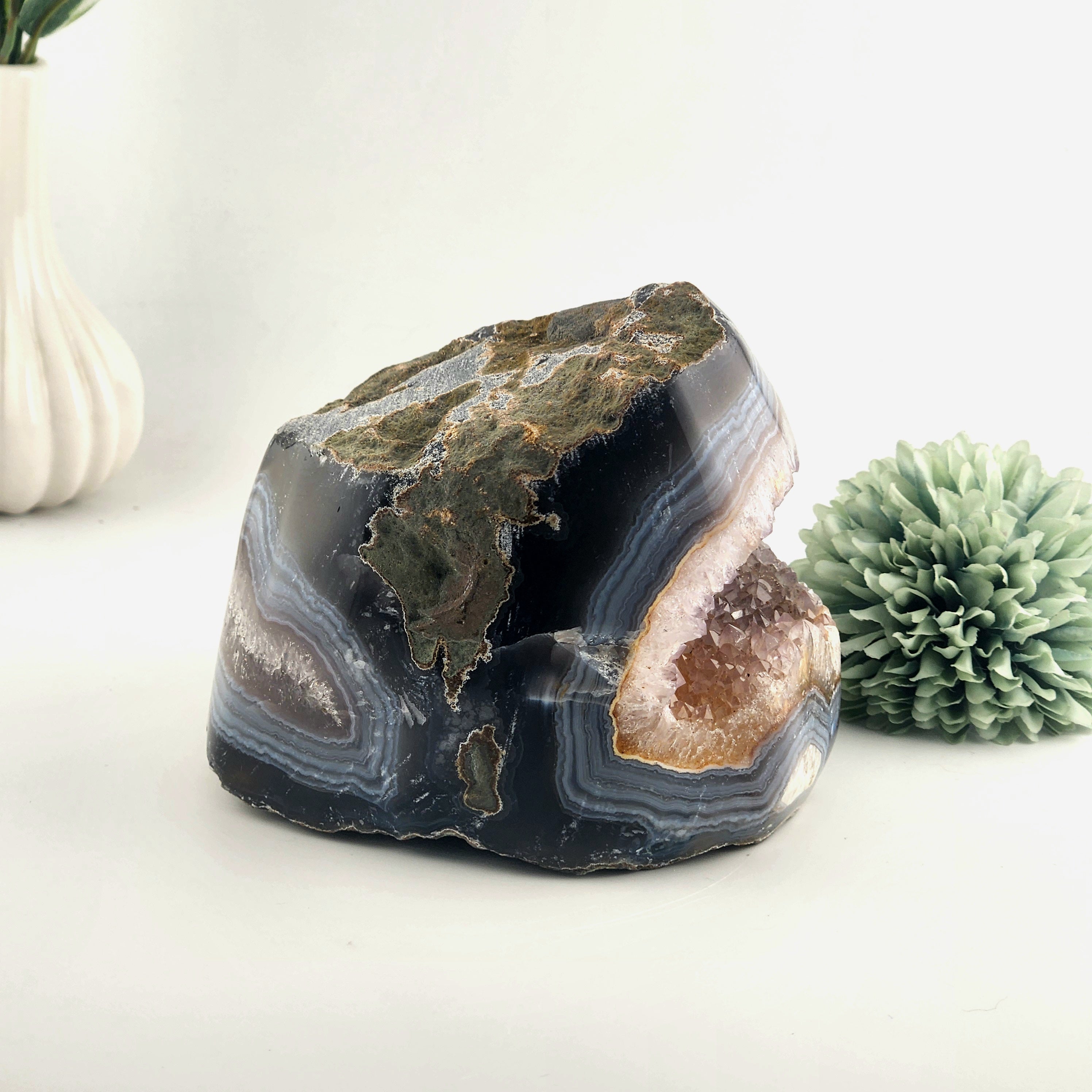 Amethyst Agate Geode