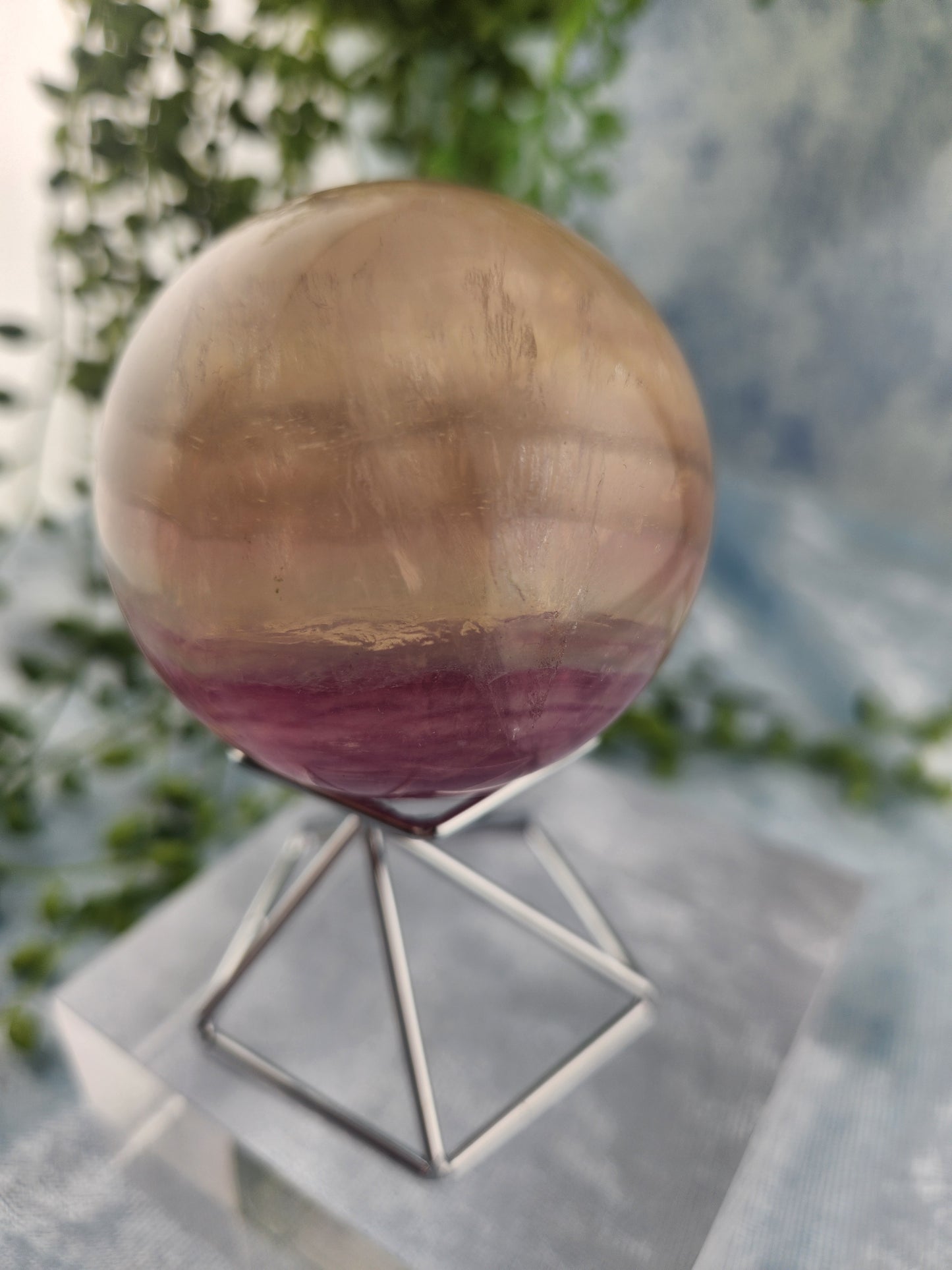 Purple Fluorite Sphere