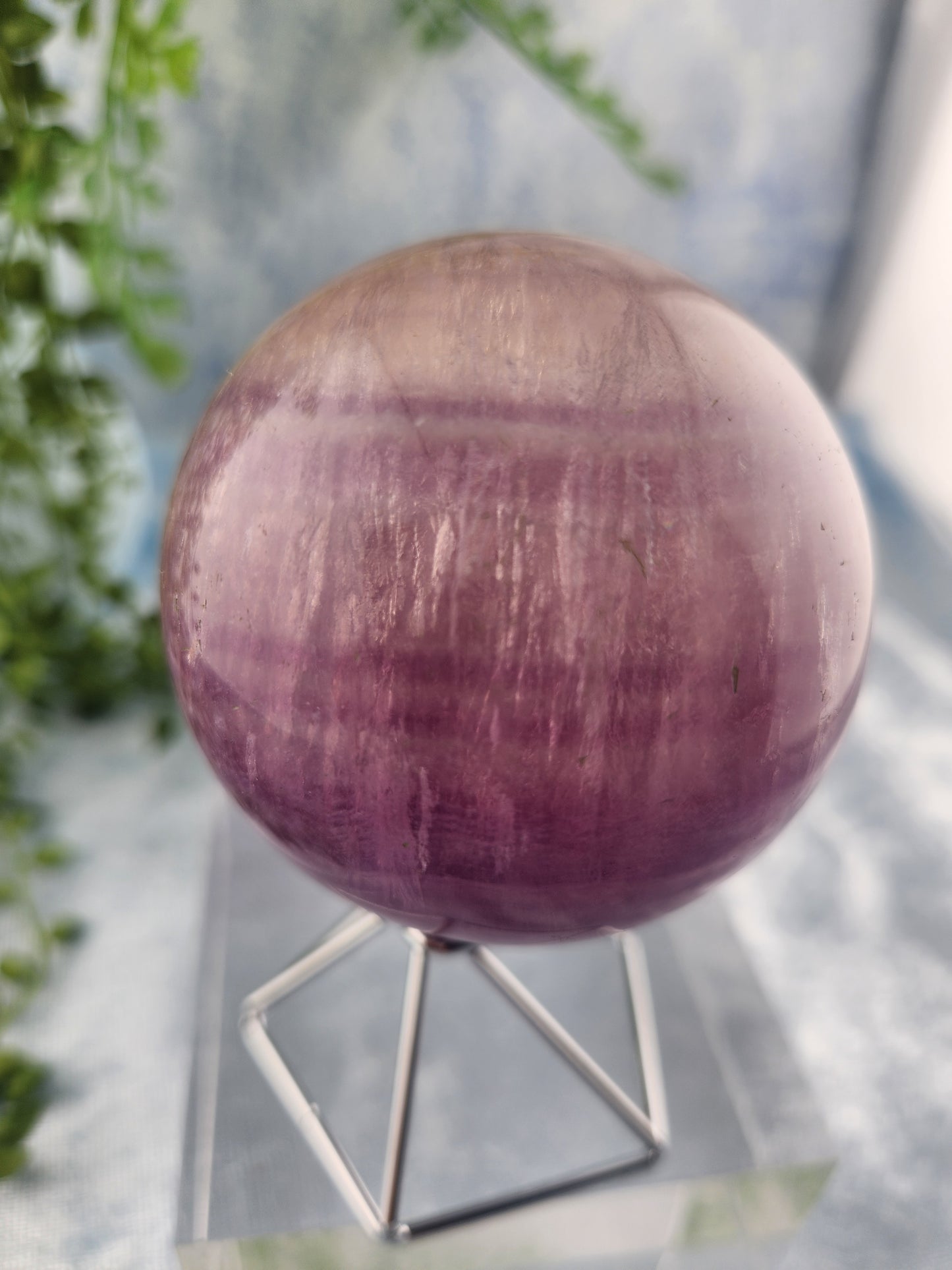 Purple Fluorite Sphere