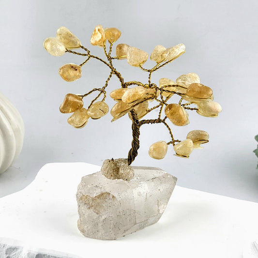 Citrine Crystal Chip Tree