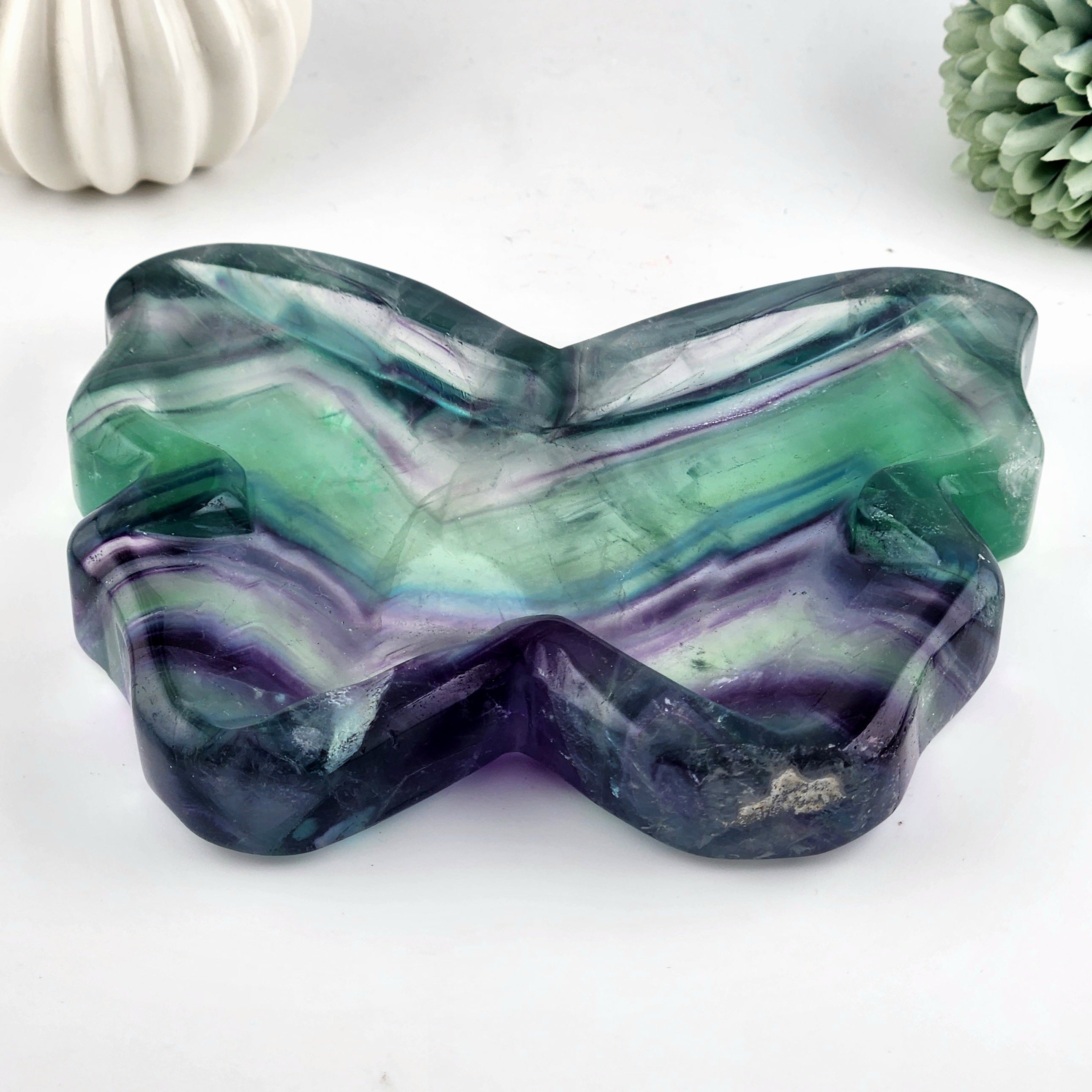 Fluorite Butterfly Bowl