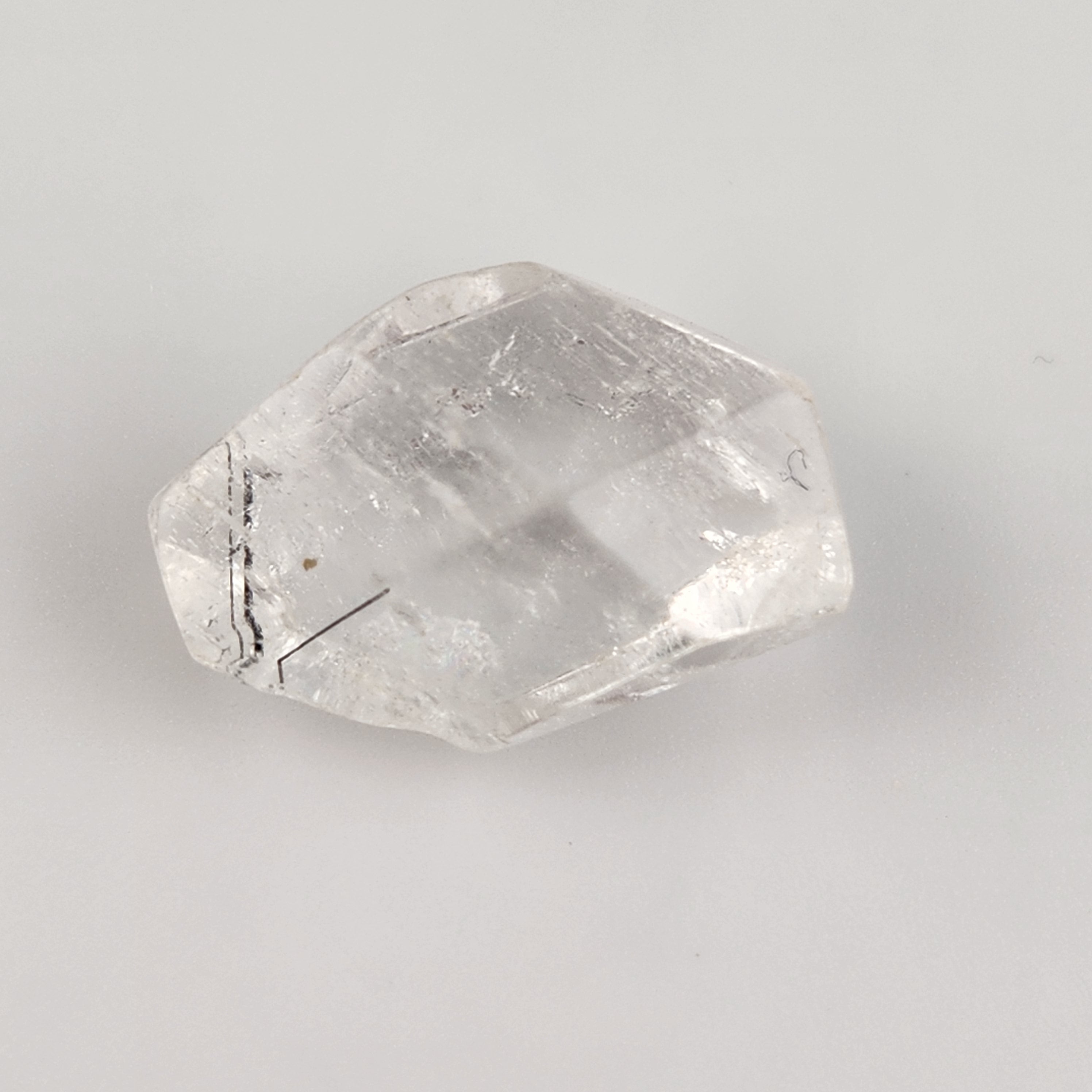 Black Rutile/Tourmaline In Quartz Mini Freeform