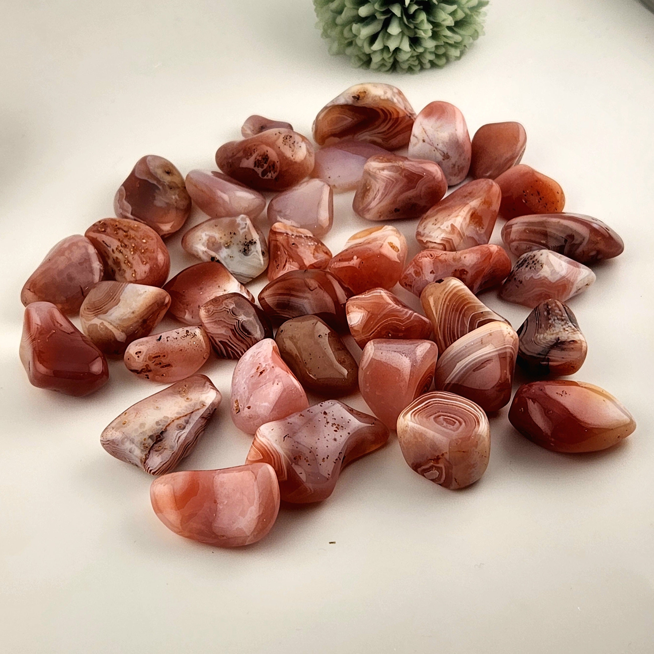 Pink Botswana Agate Tumble