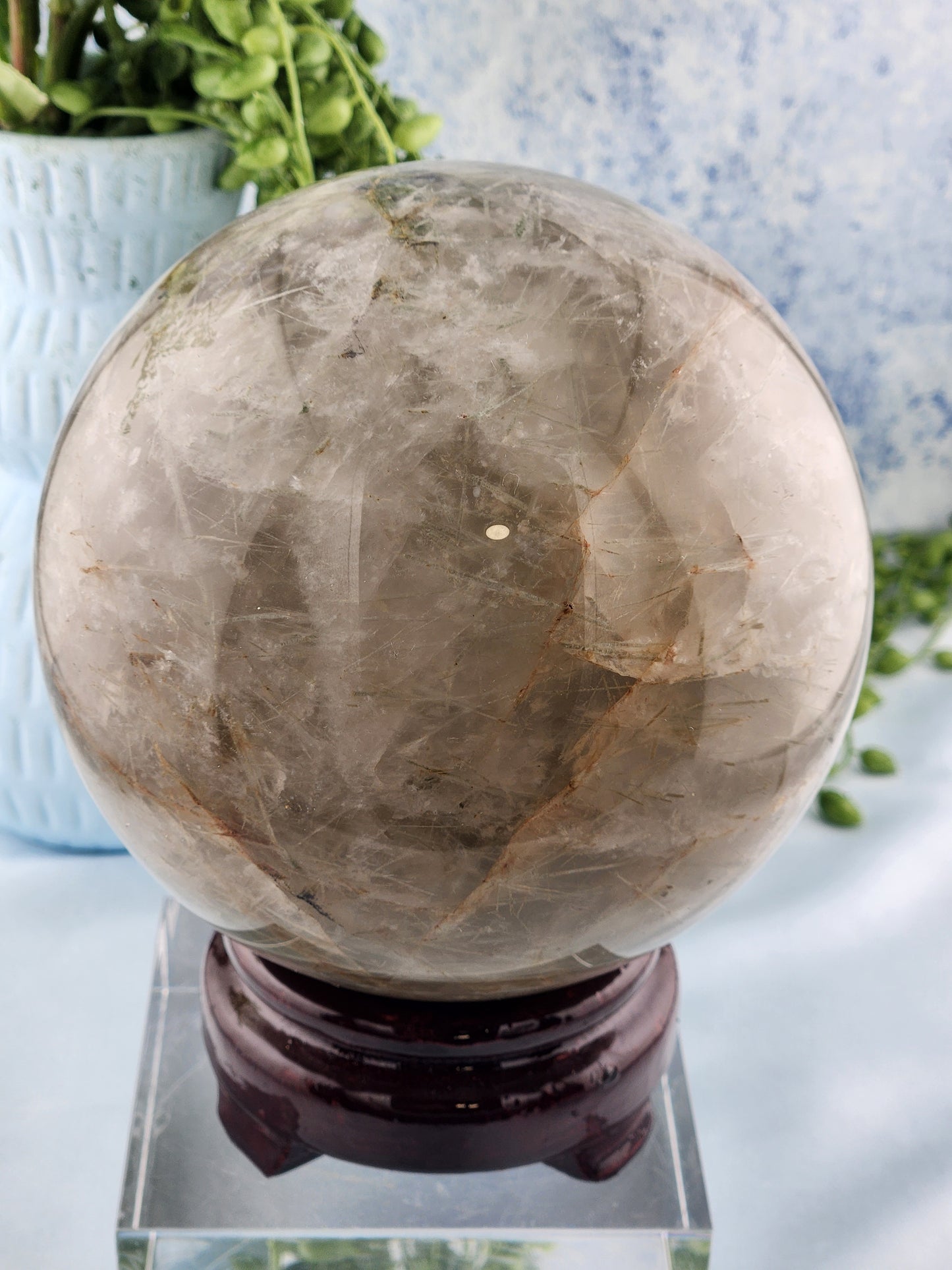 XXL Green Tourmaline Sphere