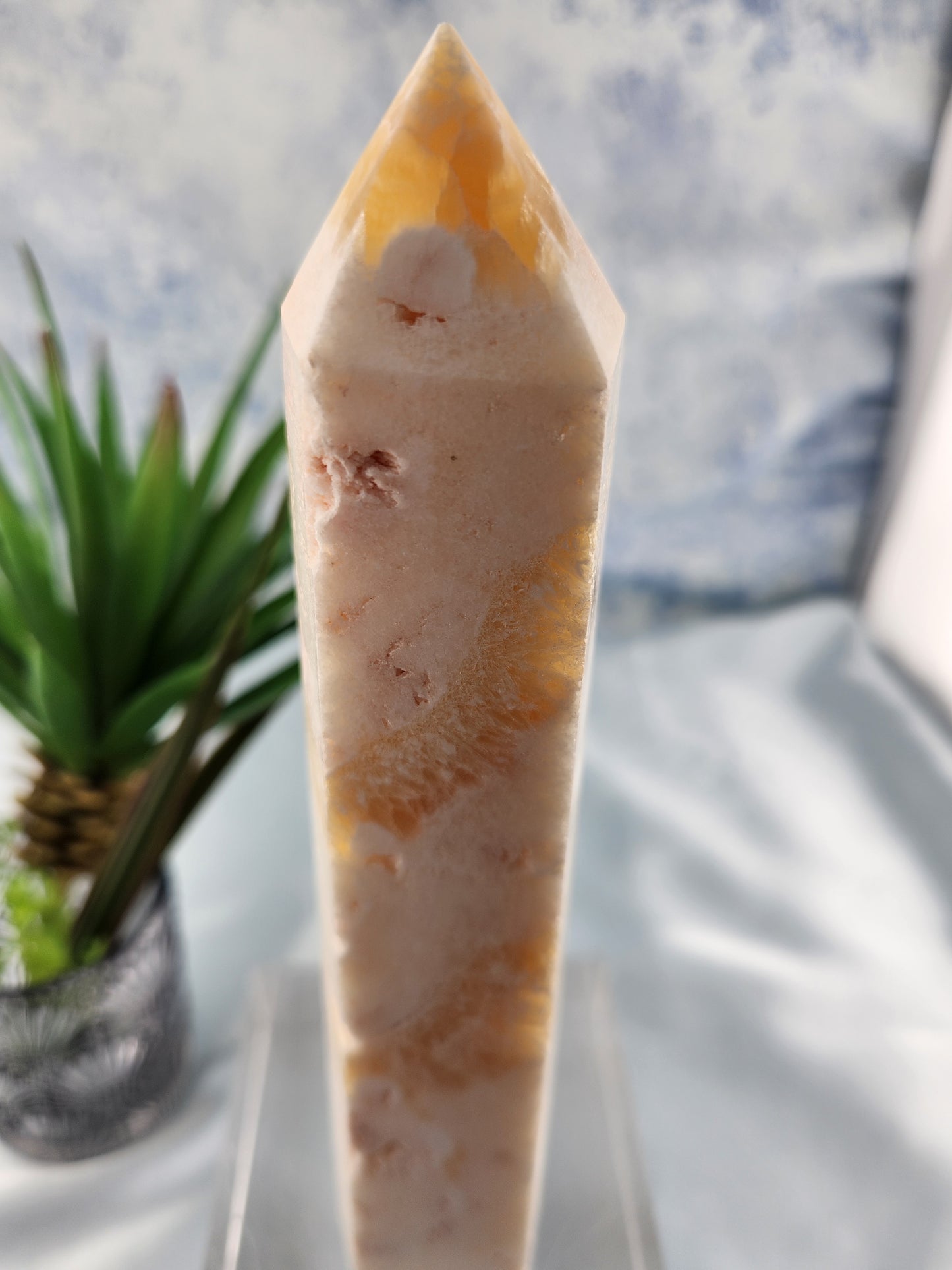 Orange Calcite XL Tower