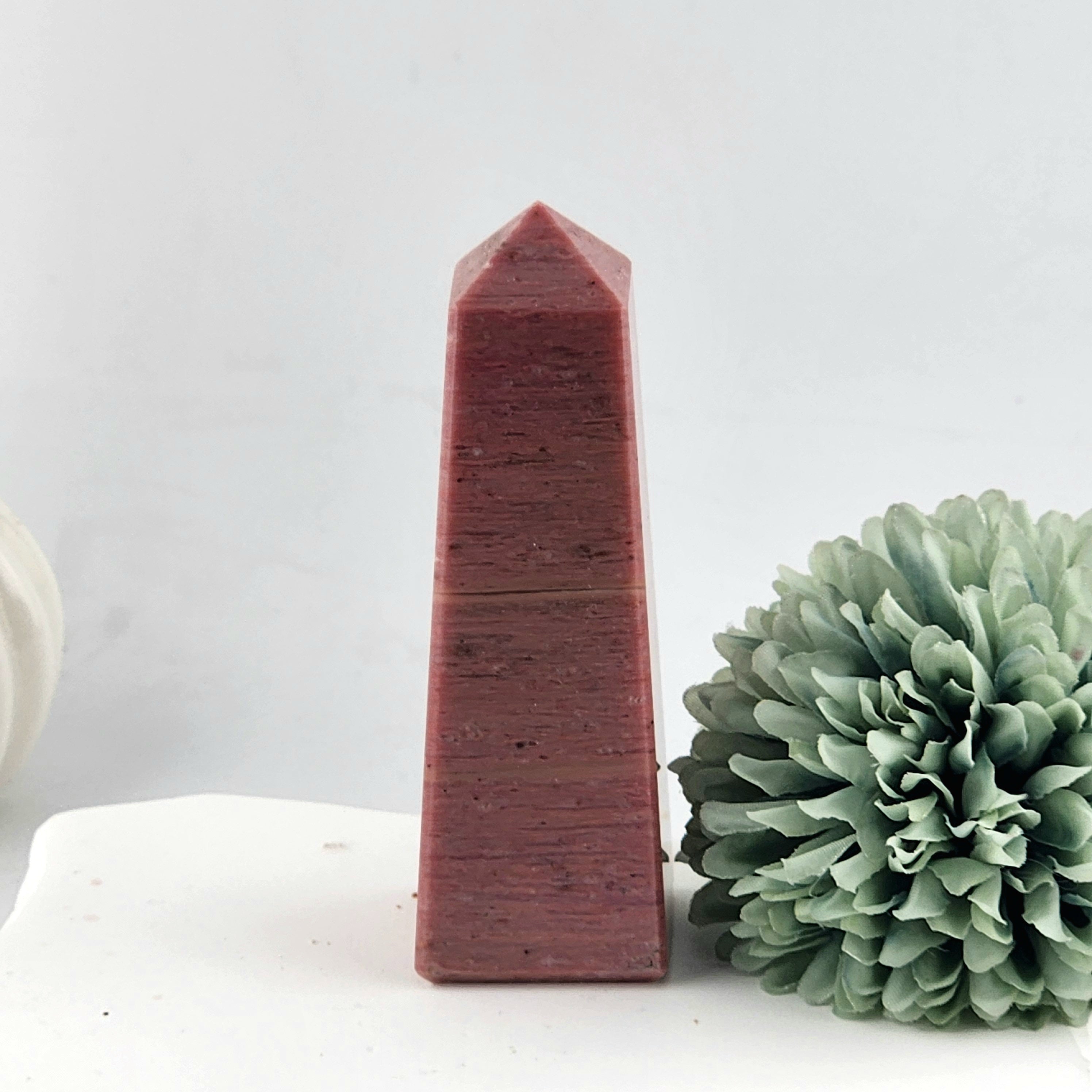 Pink Petrified Wood Tower