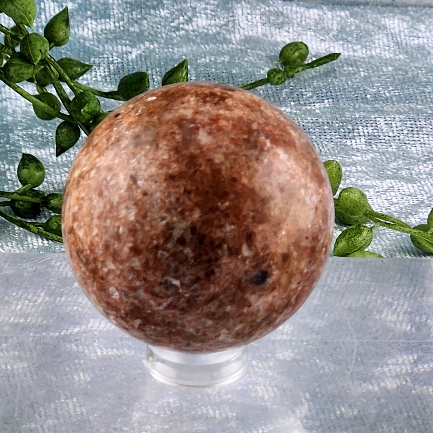 Gold Rutile Sphere