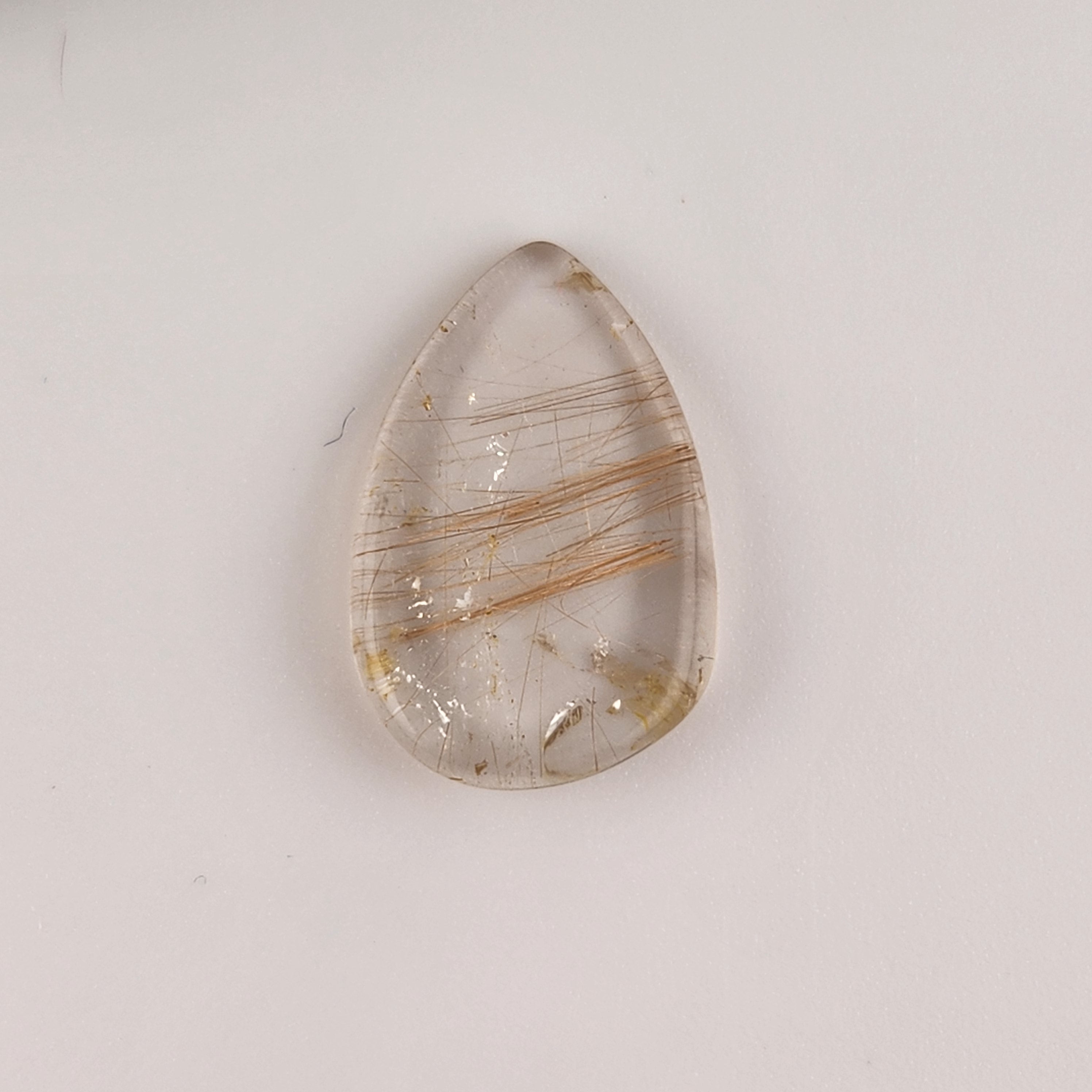 Gold Rutile Quartz Mini Cabochon