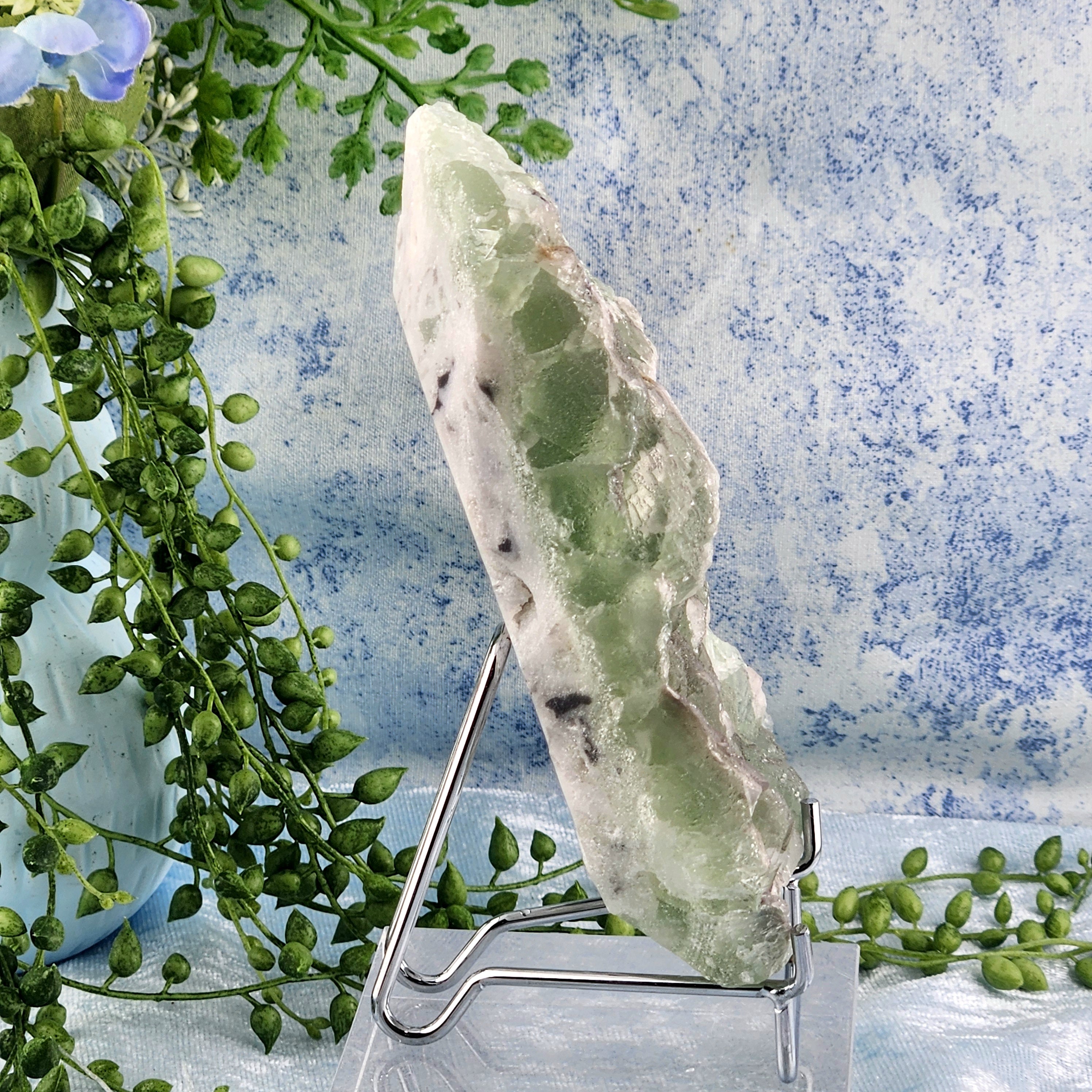 Green + Purple Fluorite Specimen