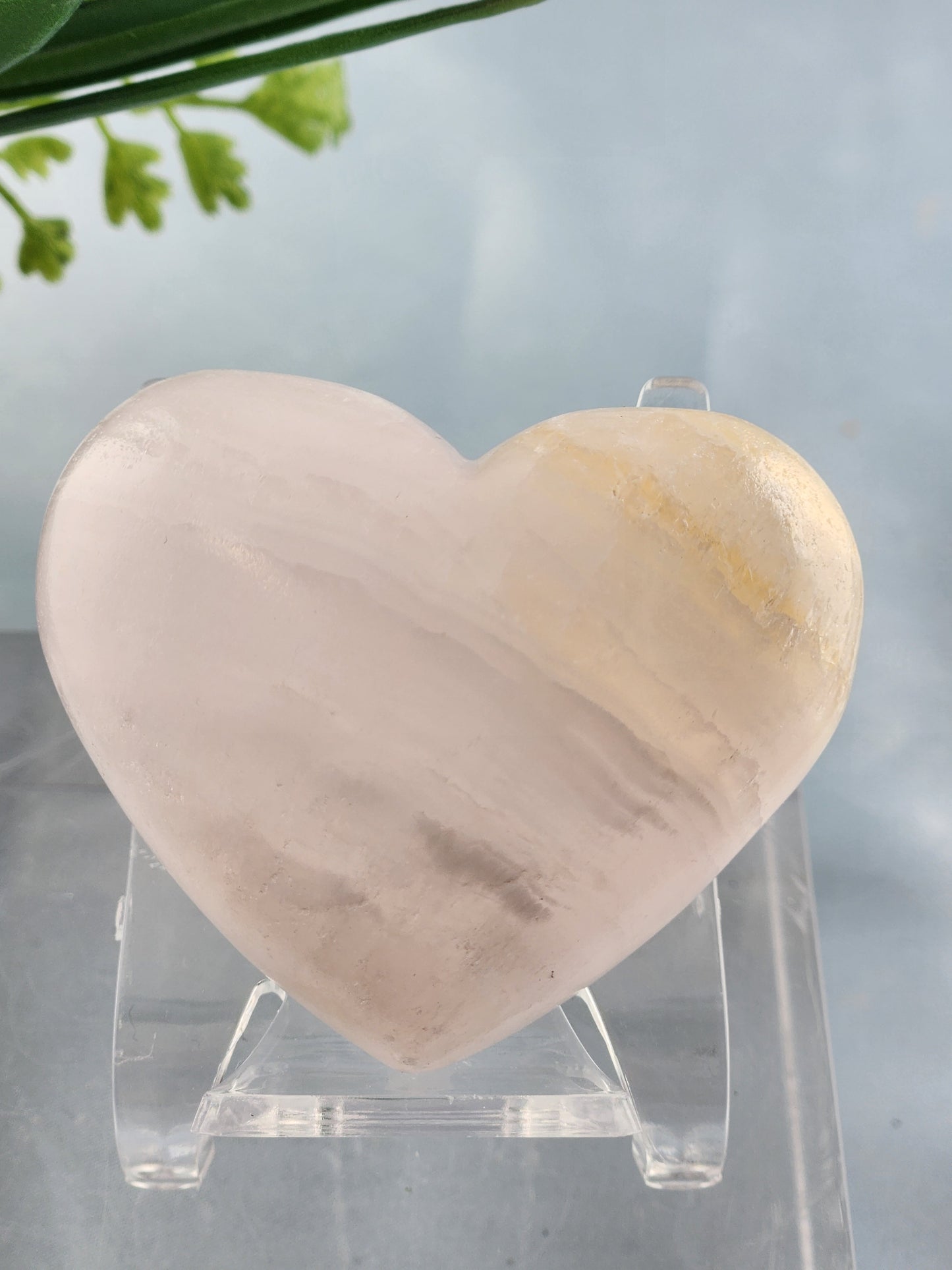 Pink Calcite Heart