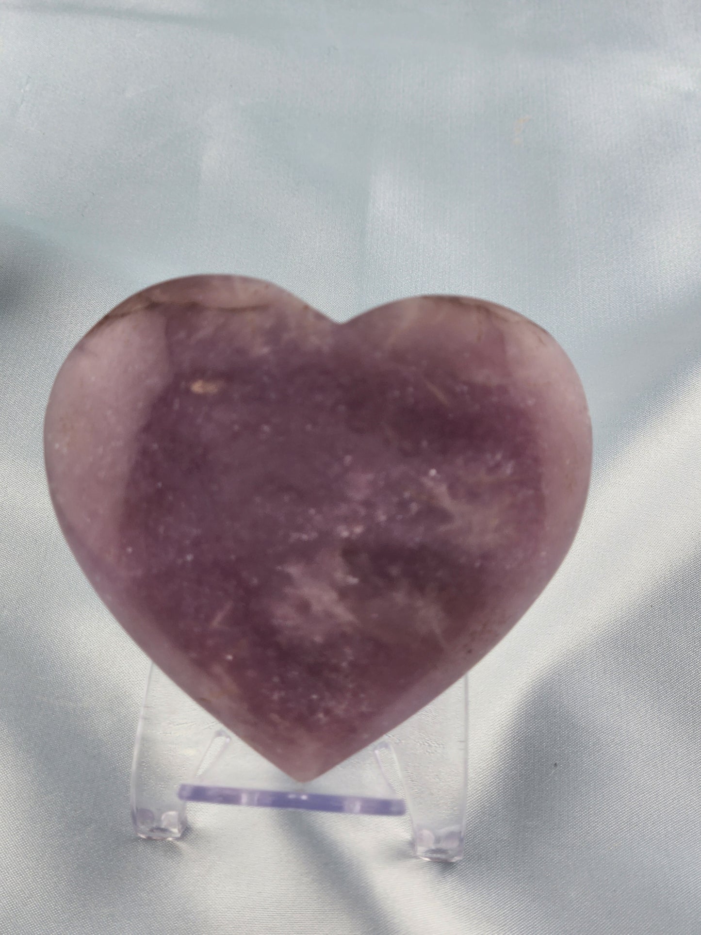 Lepidolite Heart