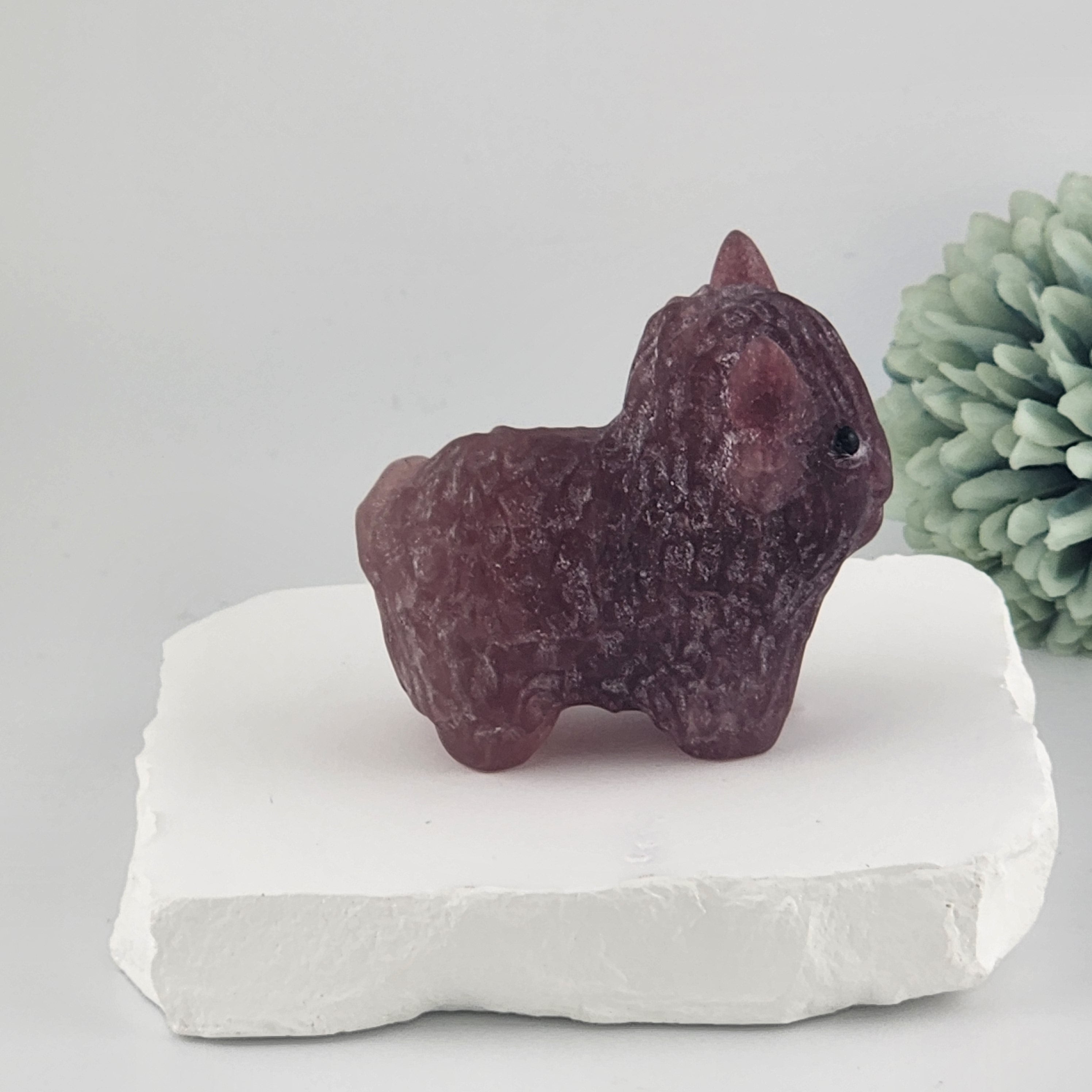 Strawberry Quartz Highland Cow