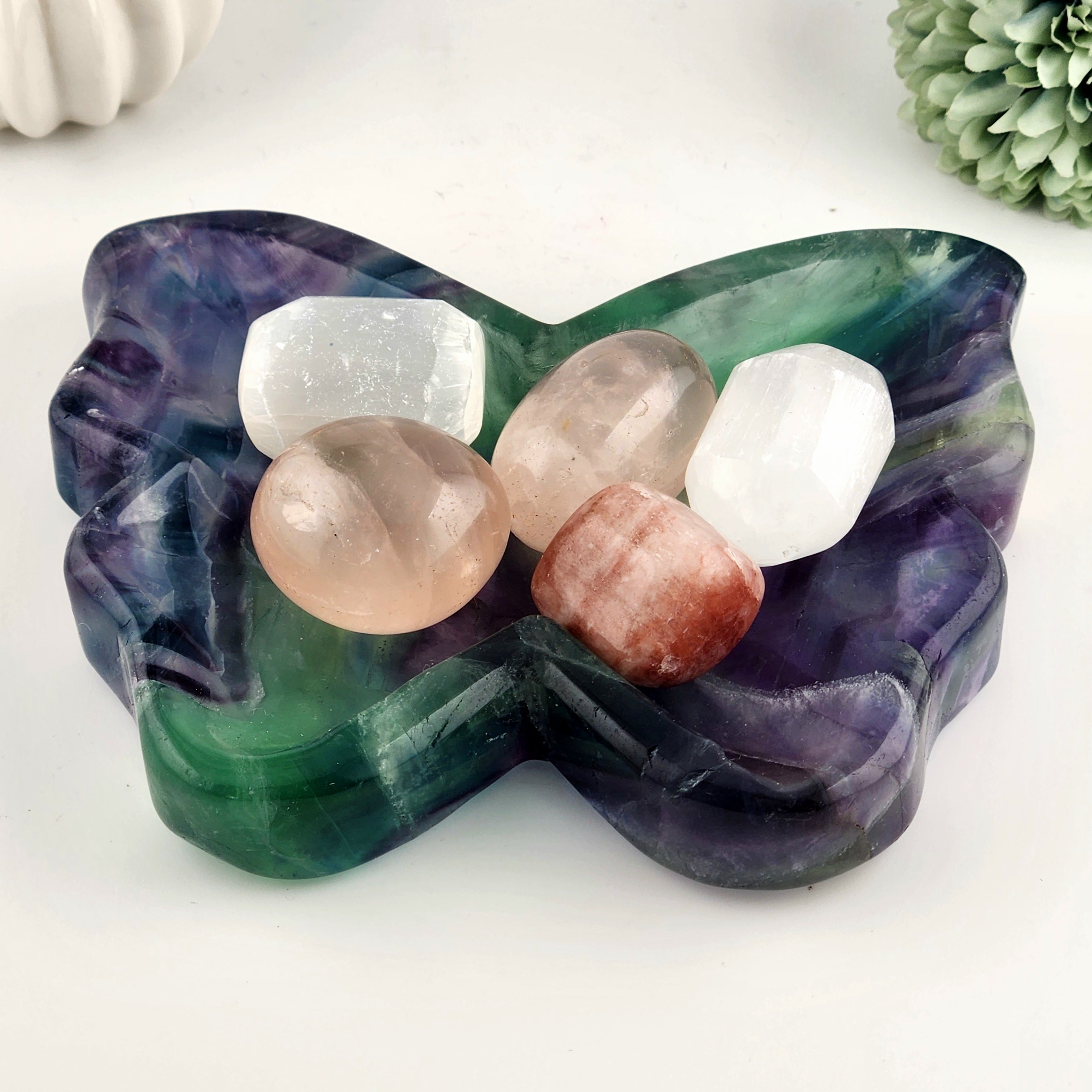 Fluorite Butterfly Bowl