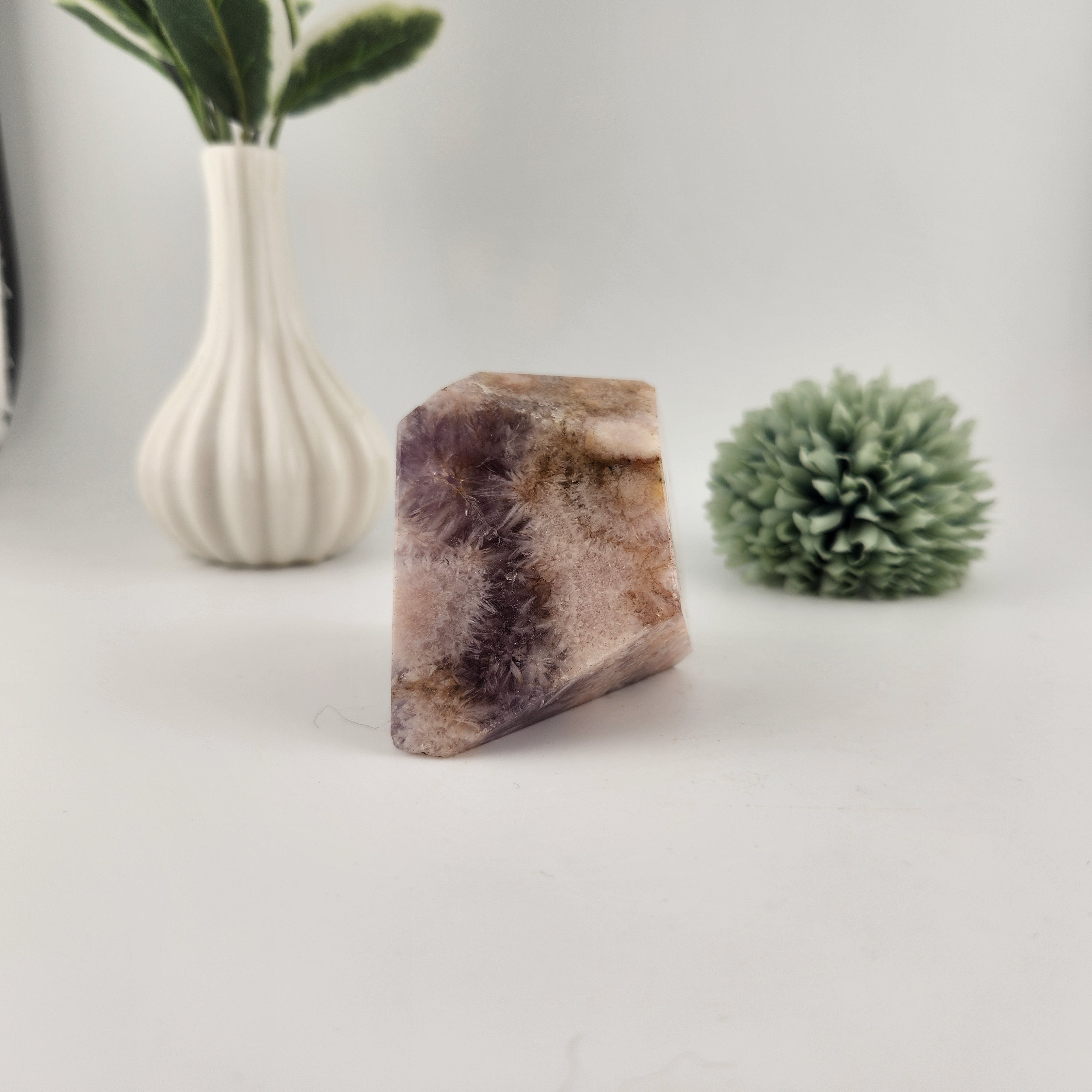 Purple + Pink Flower Agate Freeform