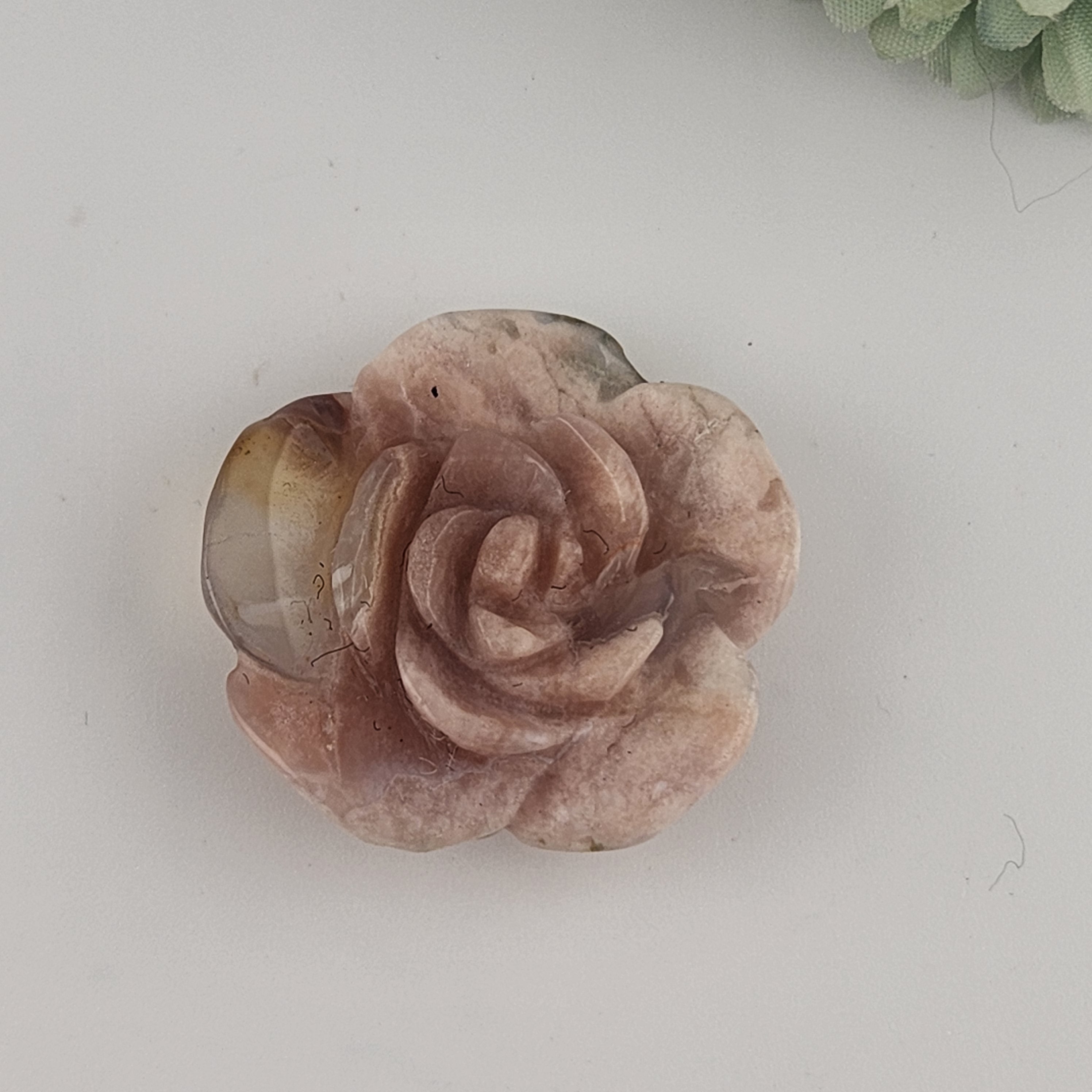 Pink Flower Agate Mini Flower
