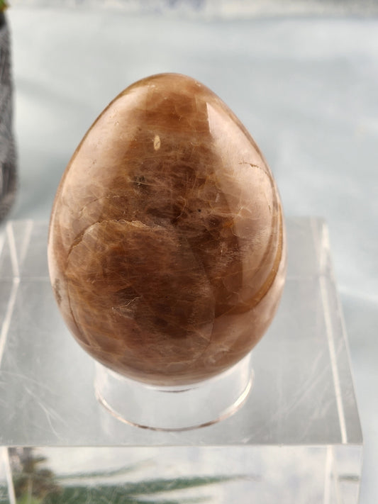 Peach Moonstone Egg